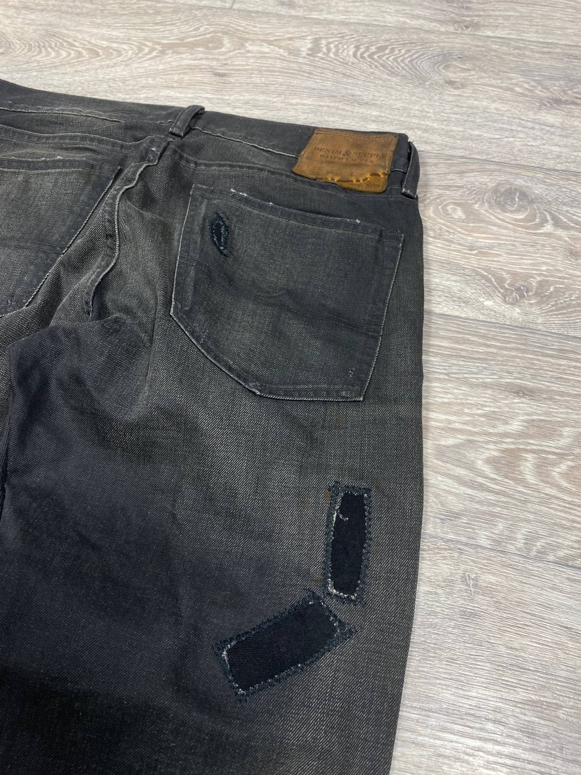 Denim & Supply Ralph Lauren Ralph Lauren Denim And Supply Black Slim Prospect Distressed Size US 32 / EU 48 - 13 Thumbnail
