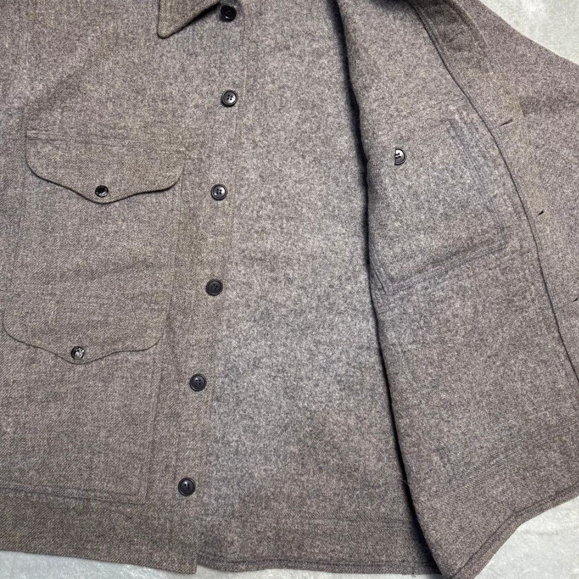 Filson VINTAGE FILSON Mackinaw Cruiser Wool Jacket 46 Gray Mens Jacket 46 Charcoal Wool Size US S / EU 44-46 / 1 - 7 Thumbnail