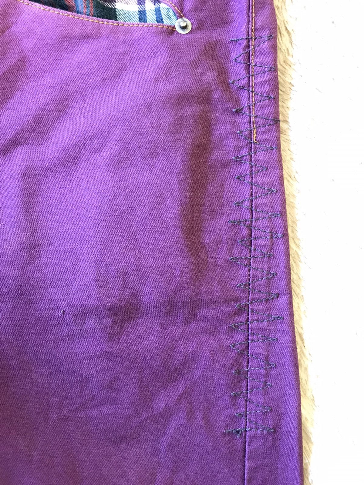 Japanese Brand Breath Mint BRTHBREATH Double Waist Purple Punk Style Size 28" / US 6 / IT 42 - 13 Thumbnail