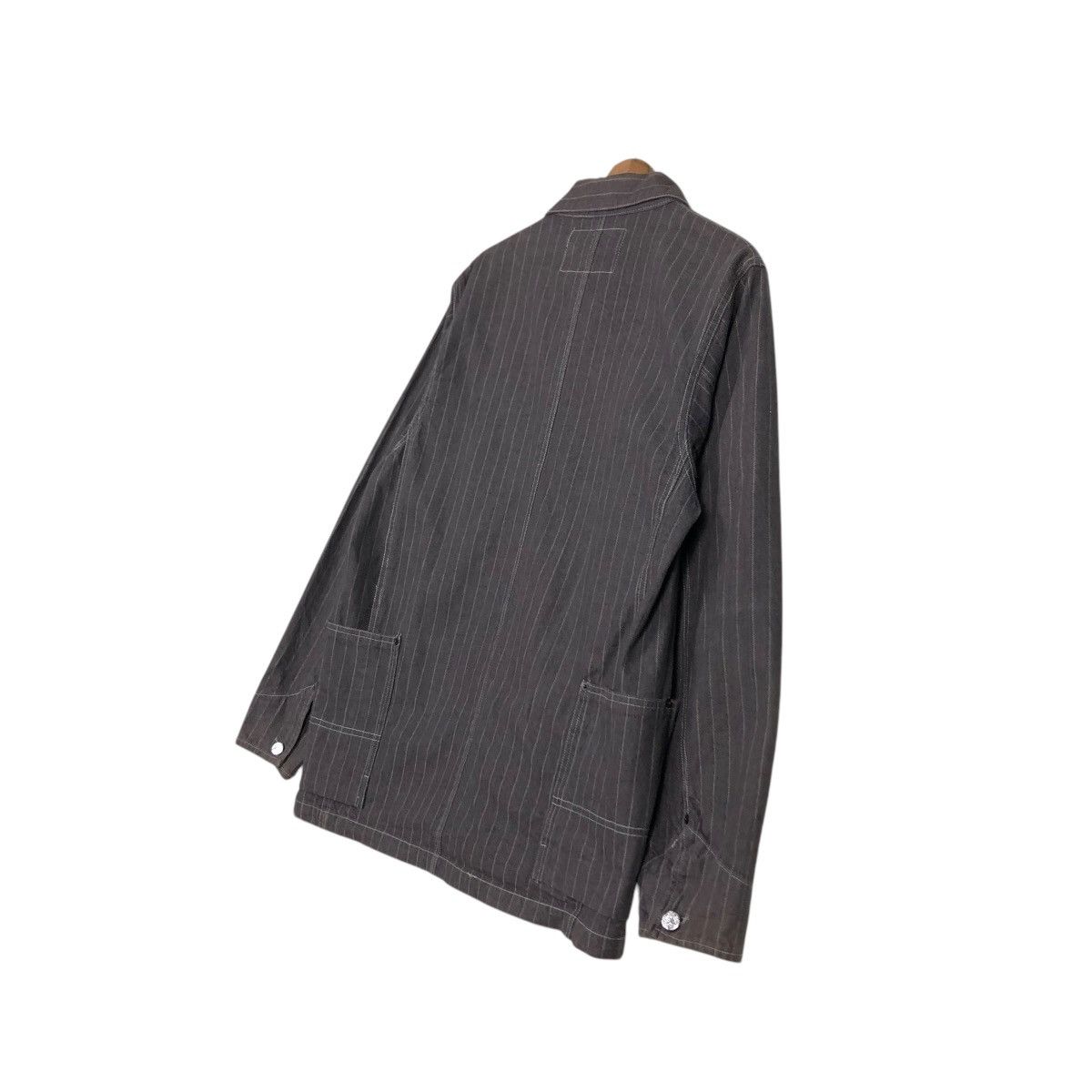 Japanese Brand 🔥VINTAGE HICKORY CHORE JACKET BREATH STRIPED ISSEY MIYAKE Size US M / EU 48-50 / 2 - 12 Thumbnail