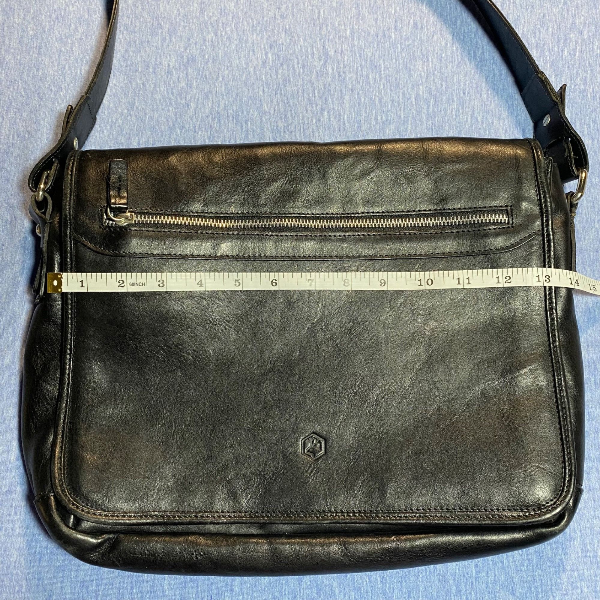 Other In Pell Genuine Leather 13" Messenger Bag with Adjustable St Size ONE SIZE - 6 Thumbnail
