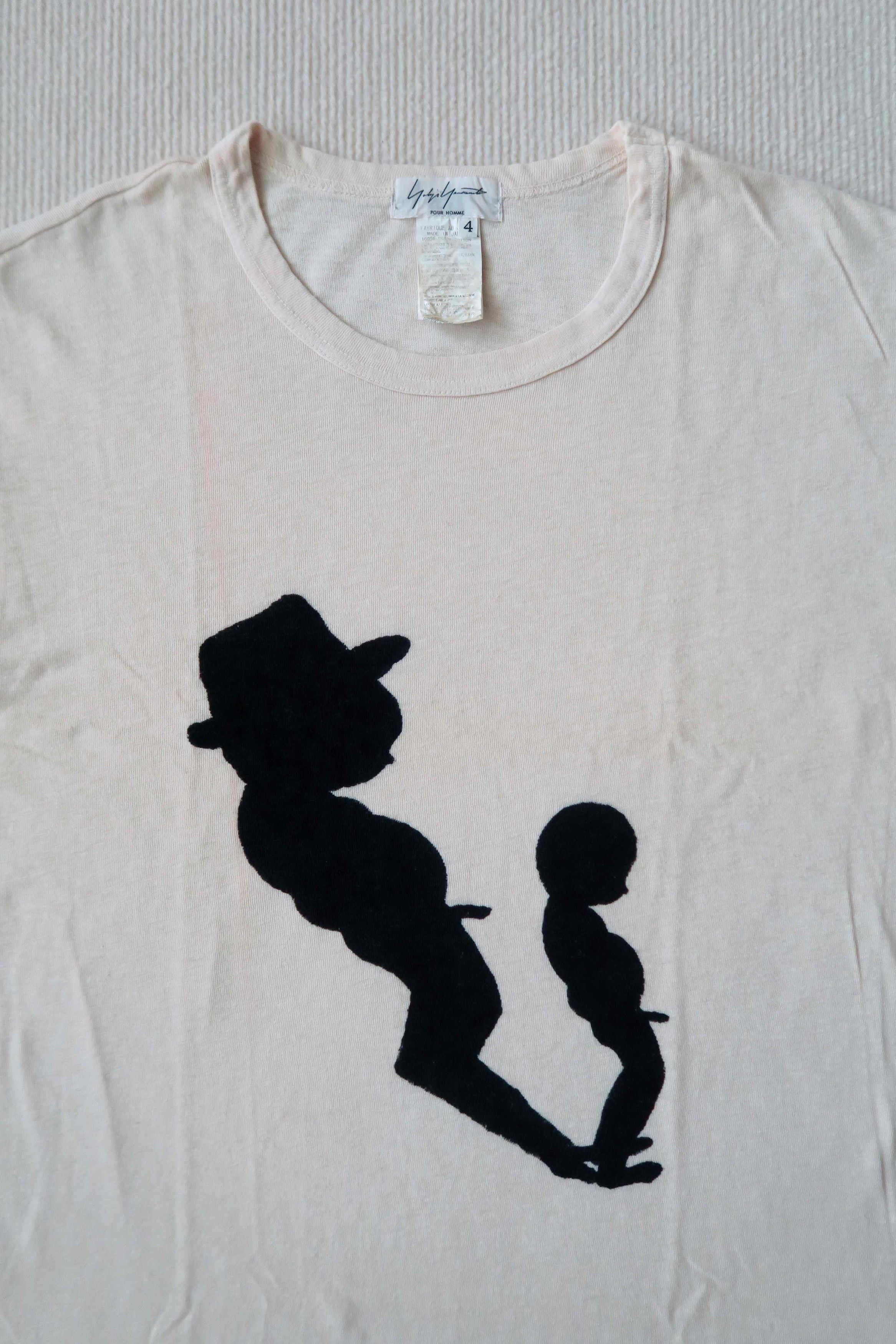 Yohji Yamamoto Manneken Pis Pee Boy Single Stitch T-Shirt