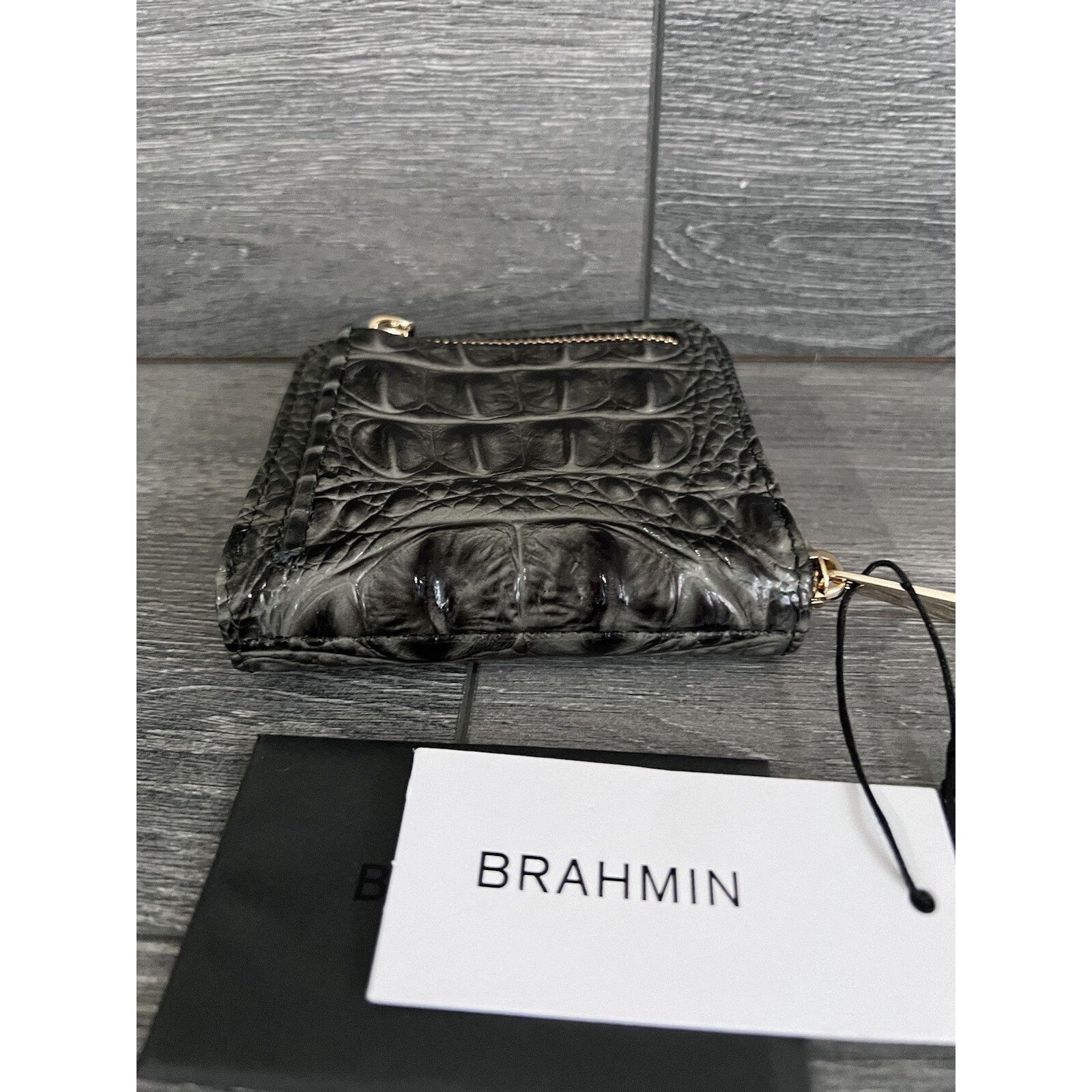 BRAHMIN Brahmin Mini Suri Leather Wallet in Serpentine Melbo B000516 Size ONE SIZE - 3 Thumbnail