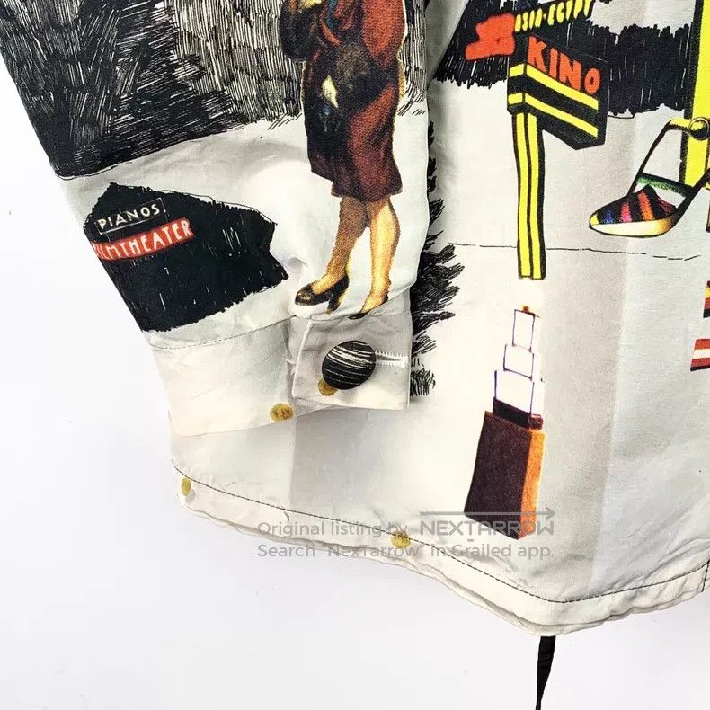 Prada Prada Black character graffiti print hooded zipper long-sl Size XXS / US 00 / IT 34 - 4 Thumbnail