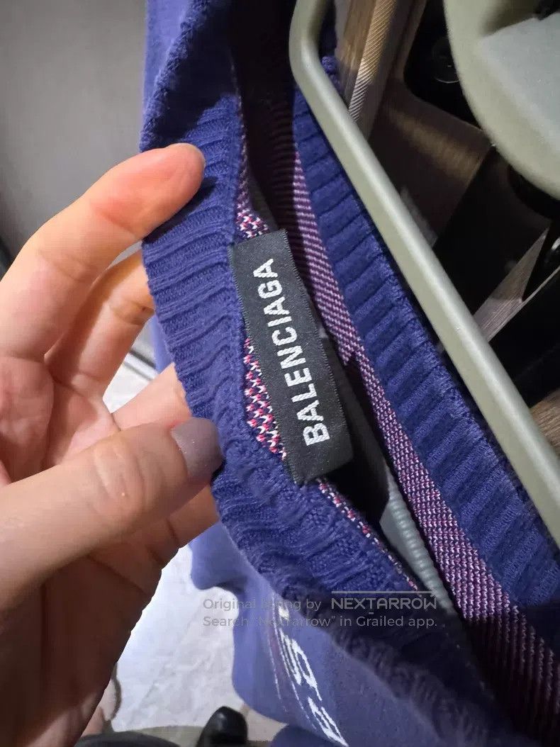 Balenciaga Balenciaga Blue Coke Logo Sweater Size US S / EU 44-46 / 1 - 4 Thumbnail