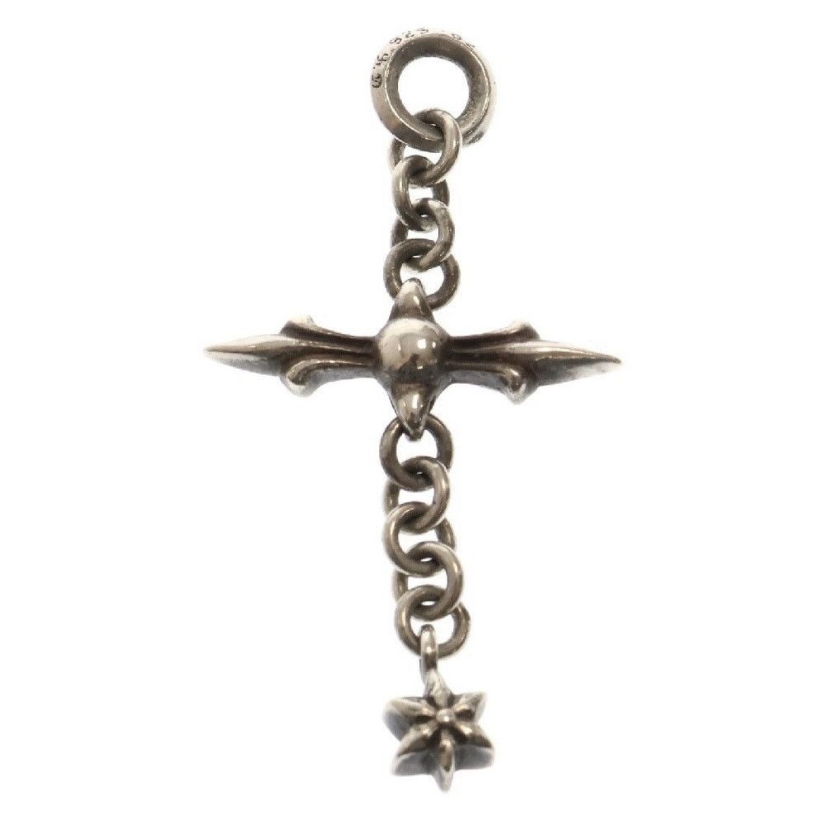 Chrome Hearts Roly Cross charm pendant top