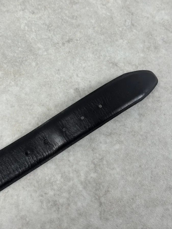Dolce & Gabbana AW2005 Dolce & Gabbana DG Logo Buckle Black Leather Belt Size ONE SIZE - 7 Thumbnail