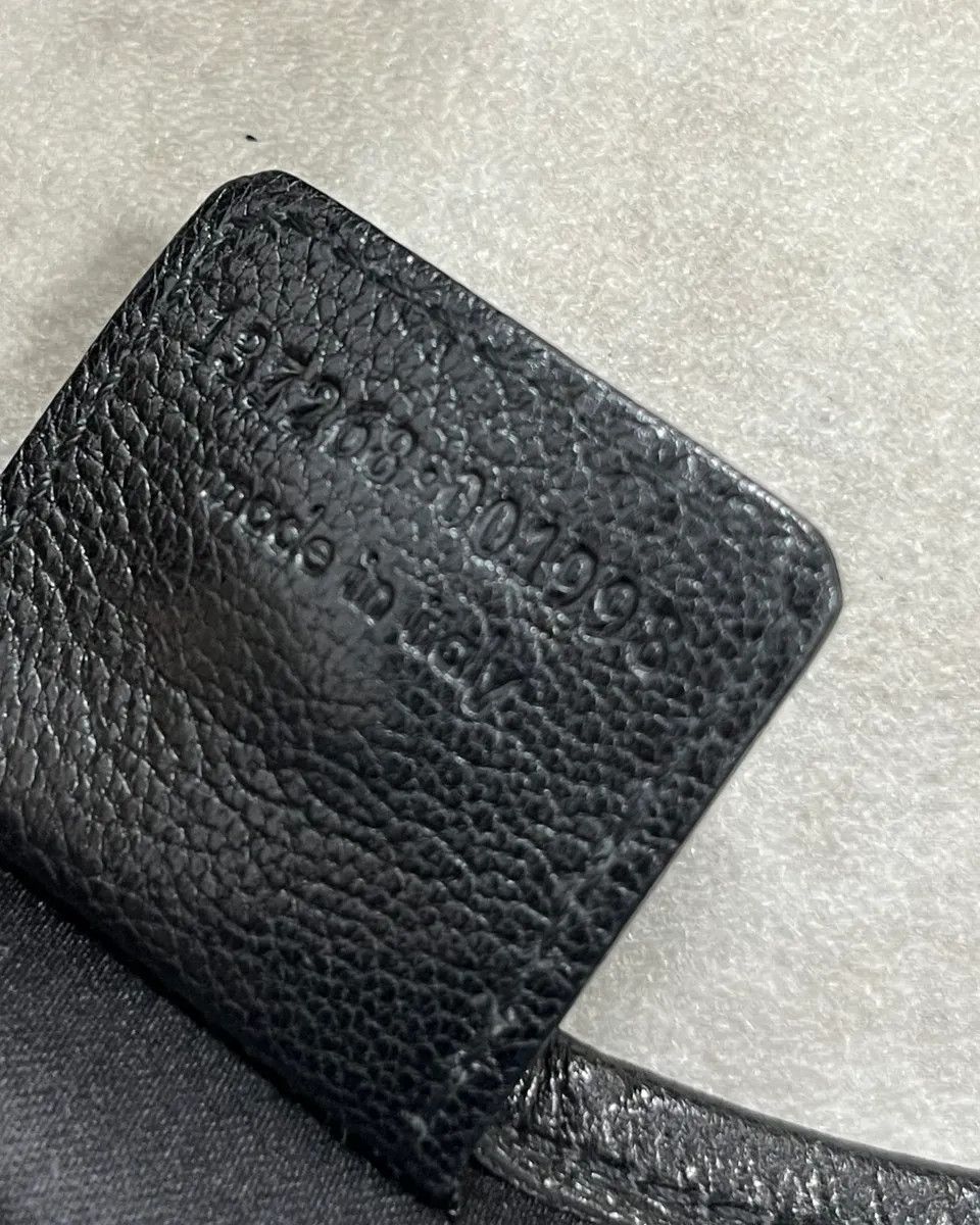 Yves Saint Laurent Yves Saint Laurent Black Leather Fishscale Hobo Shoulder Bag Size ONE SIZE - 10 Thumbnail