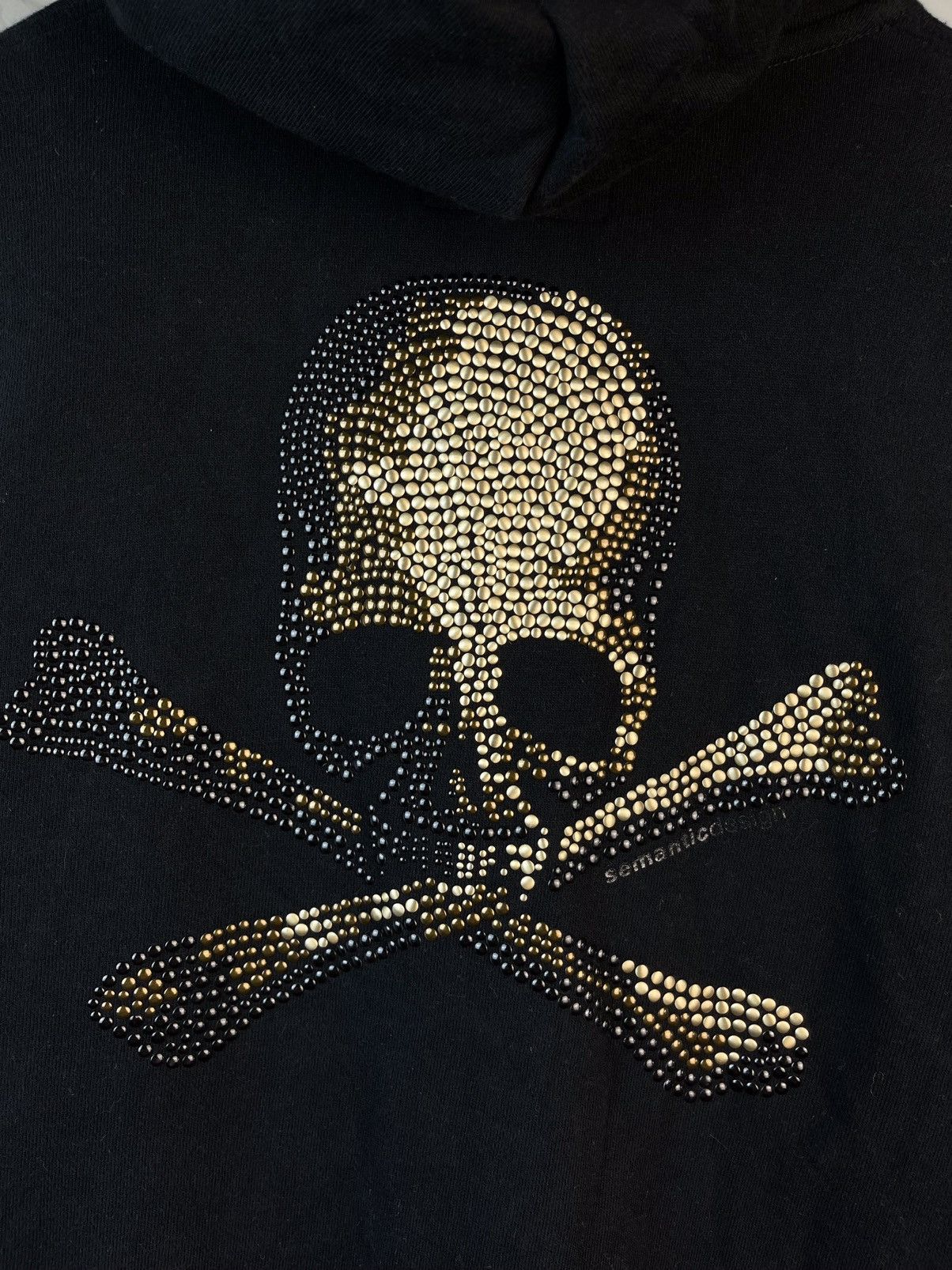 If Six Was Nine F/W 2004 Roen x Semantic Design Skull Zipper Hoodie Size US S / EU 44-46 / 1 - 12 Thumbnail