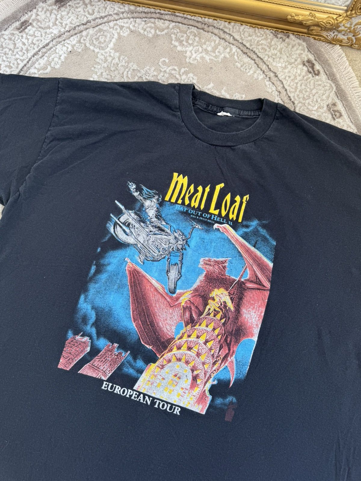 Vintage Vintage 1994 Meat Loaf T Shirt - Tour Concert Vtg Band Tee Size US XL / EU 56 / 4 - 4 Thumbnail