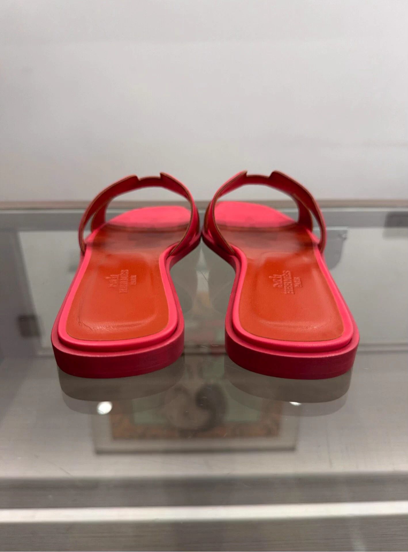 Hermes Hermes Women's Pink & Brown H Logo Sandals 36 Size US 5 / IT 35 - 4 Thumbnail