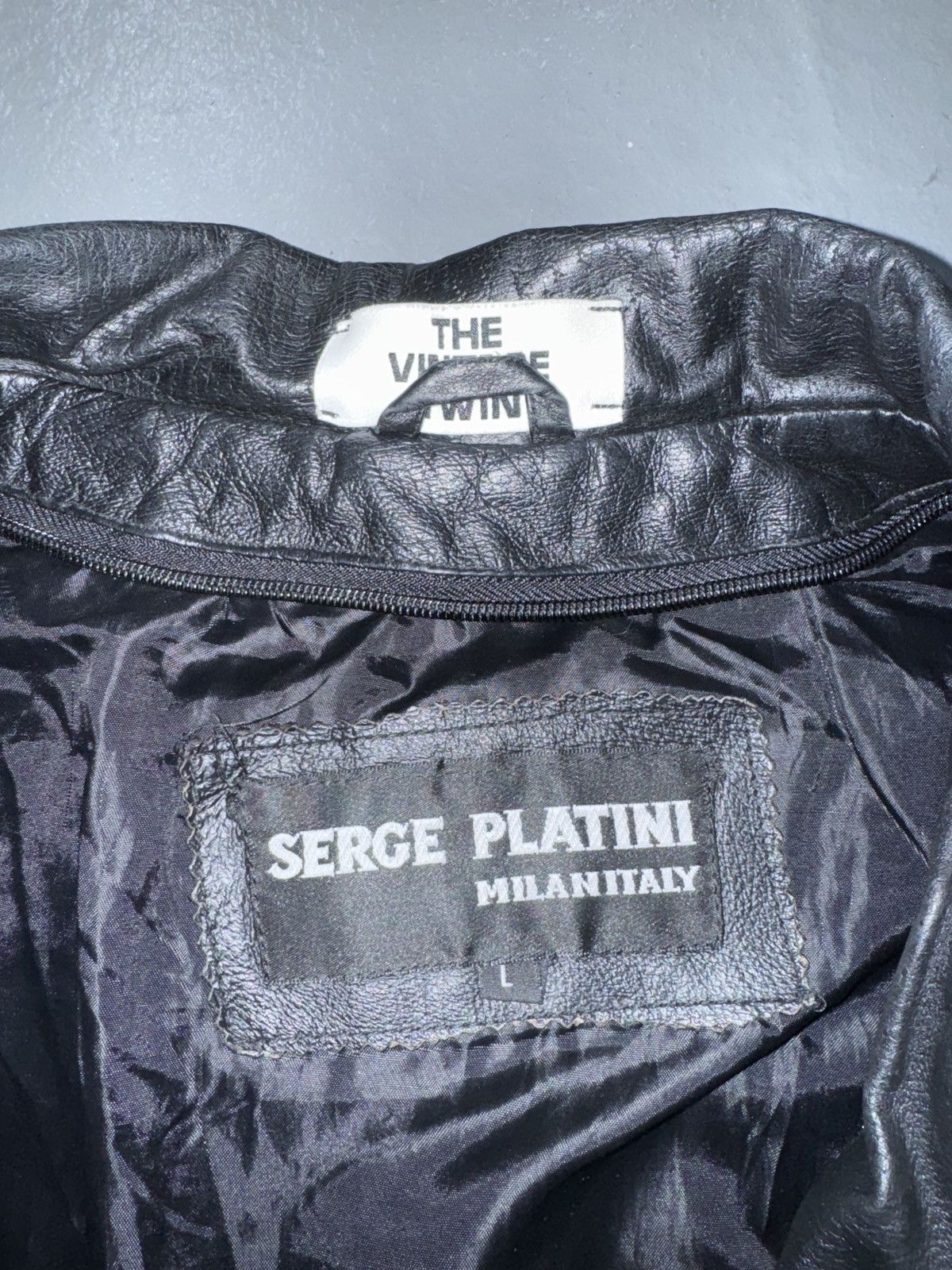 Other Serge platini leather jacket Size US L / EU 52-54 / 3 - 2 Thumbnail