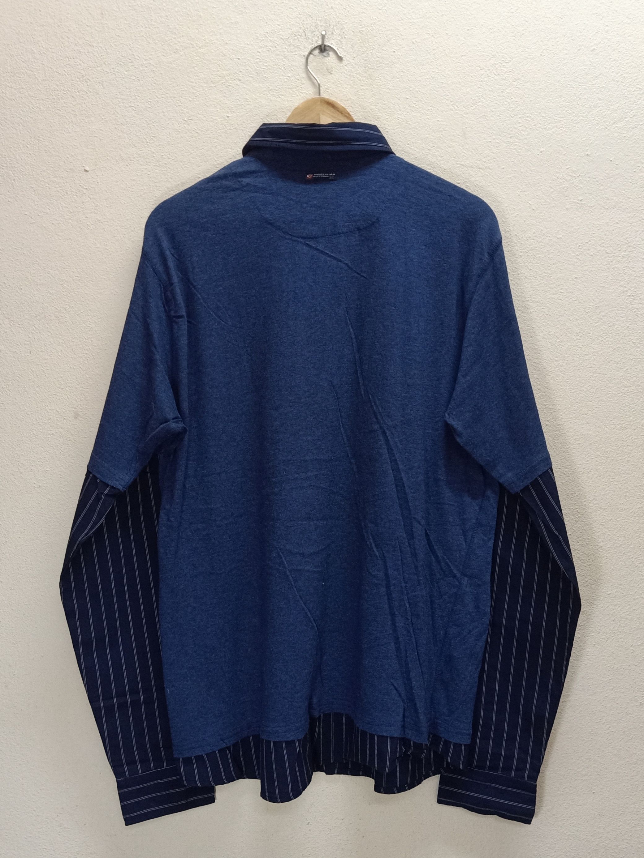 Point Zero POINT ZERO Y2K Millennium Styles Big Graphics Navy Shirt Size US XL / EU 56 / 4 - 2 Thumbnail