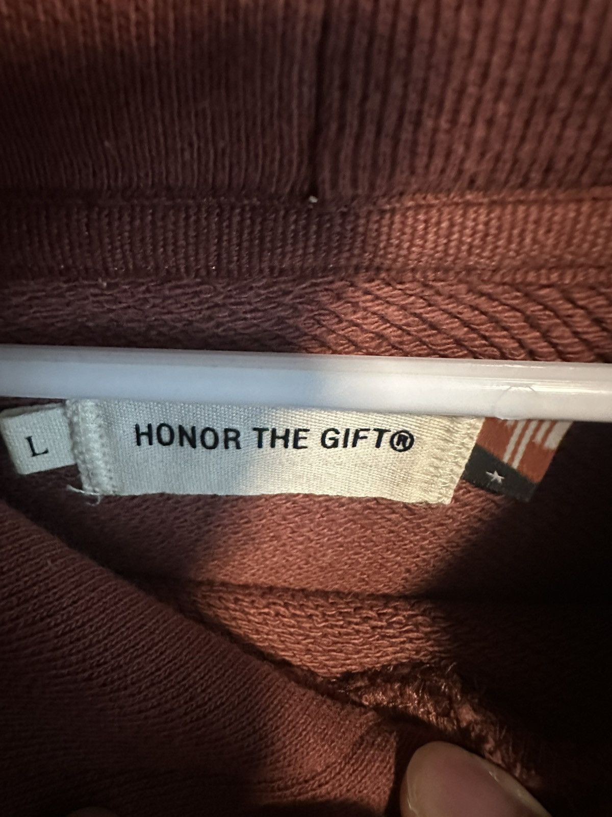 Honor the Gift Honor the gift burgundy hoodie Size US L / EU 52-54 / 3 - 3 Thumbnail
