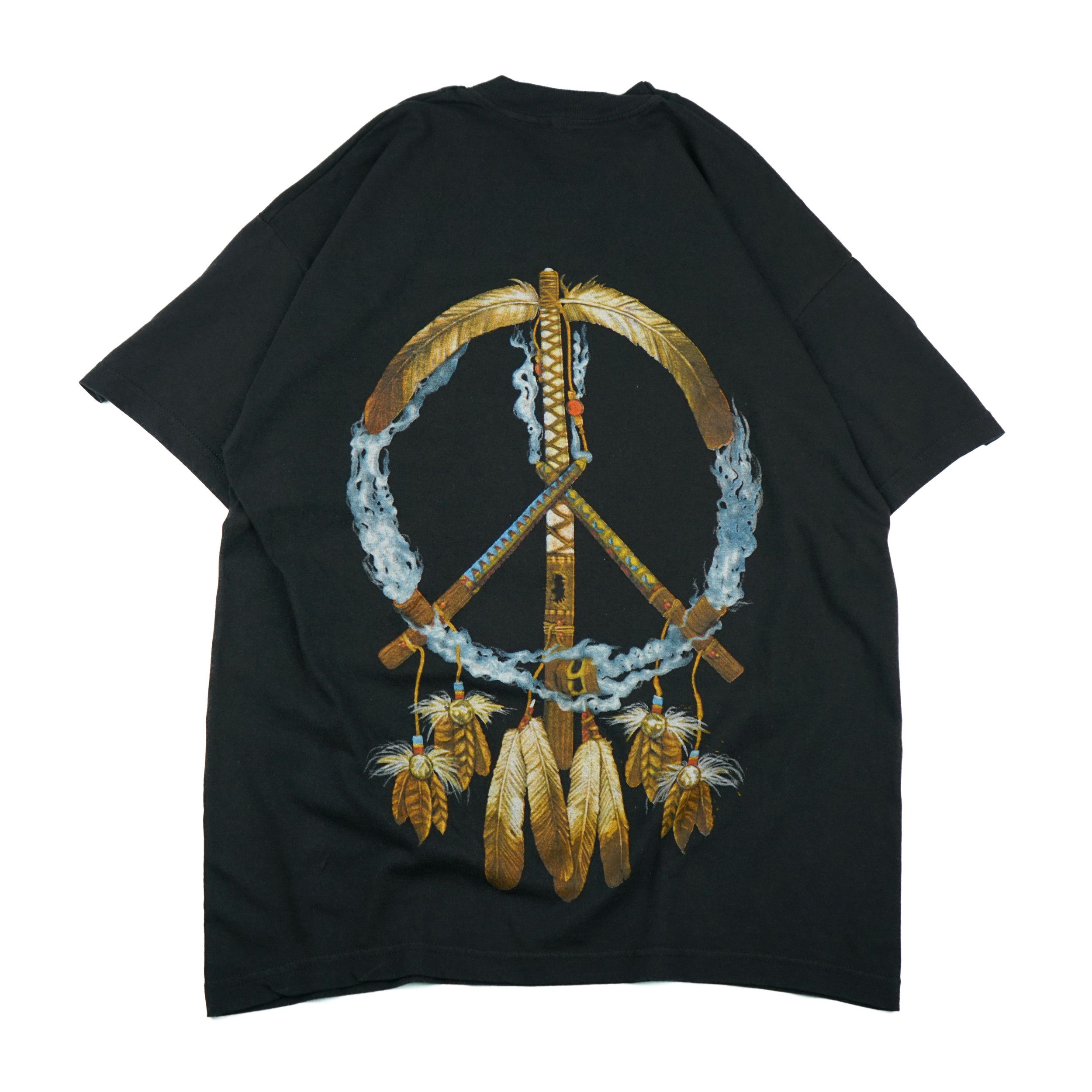 Vintage Vintage 1990s Native American T-Shirt Size US L / EU 52-54 / 3 - 4 Thumbnail