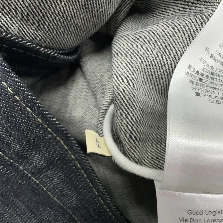 Gucci Gucci Gucci Denim Shirt with Jacquard Detail -2506 Size US M / EU 48-50 / 2 - 5 Thumbnail