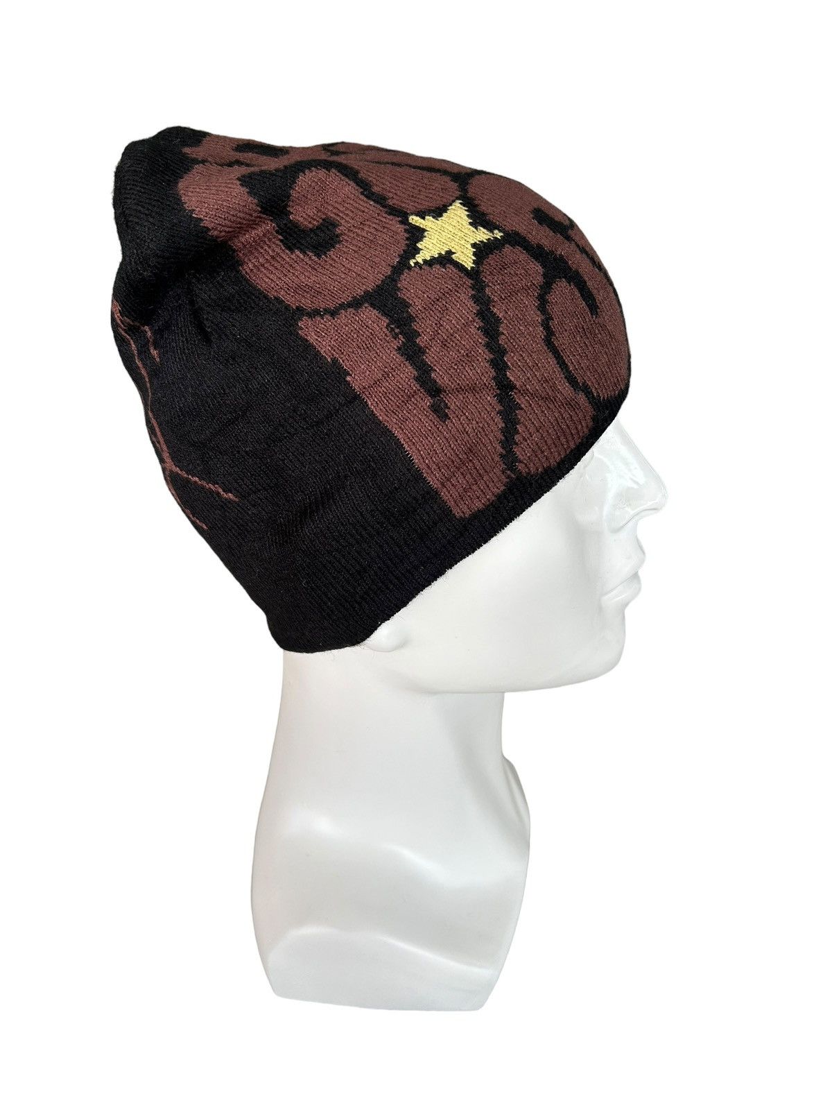 Japanese Brand × Kapital × Vintage Crazy Design Beanie Hats 🕸️☠️ Size ONE SIZE - 4 Thumbnail