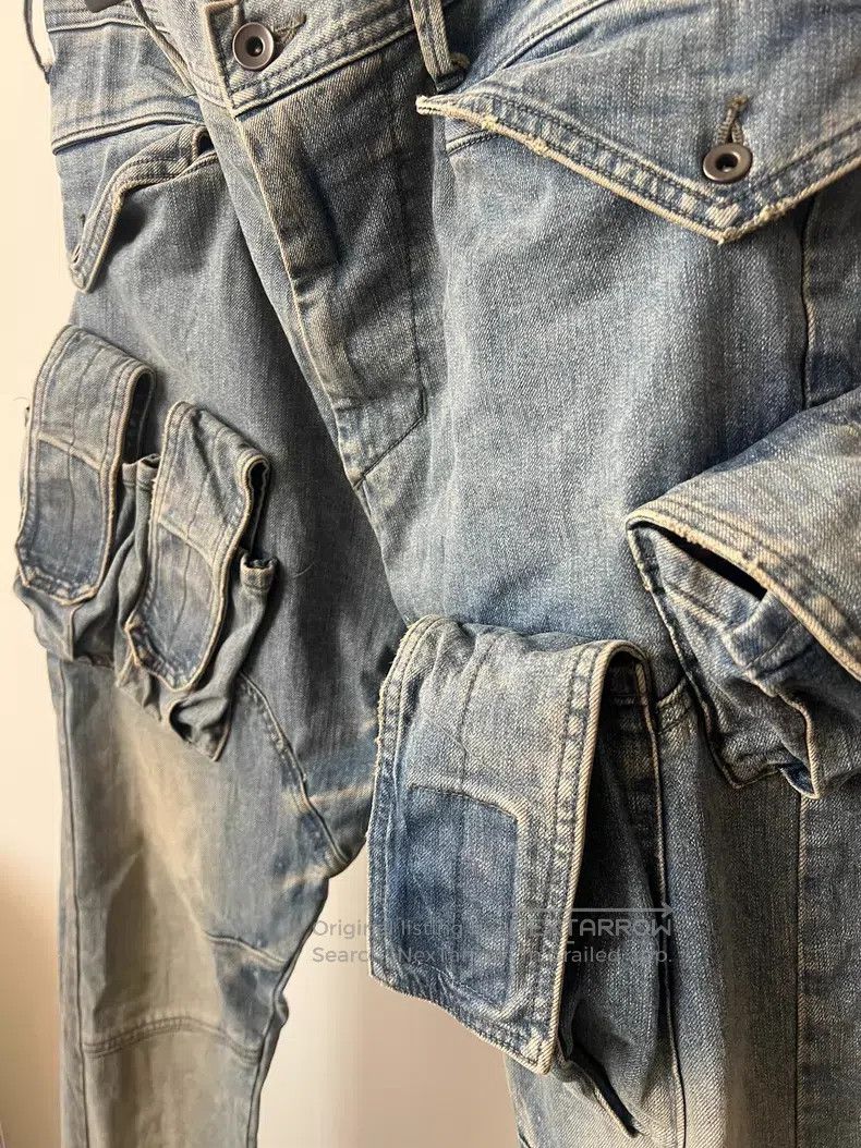 Julius Julius SIZE:3 Washed Denim Cannon Pants Size 22" - 5 Thumbnail