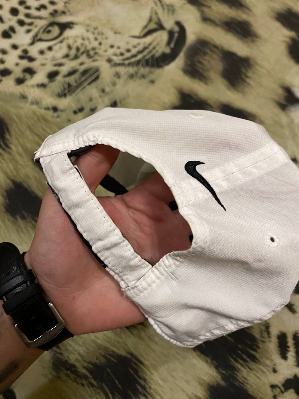Nike × Vintage Nike Vintage 90s Swoosh Logo Hat Cap Snapback Rare Hype Size ONE SIZE - 7 Thumbnail
