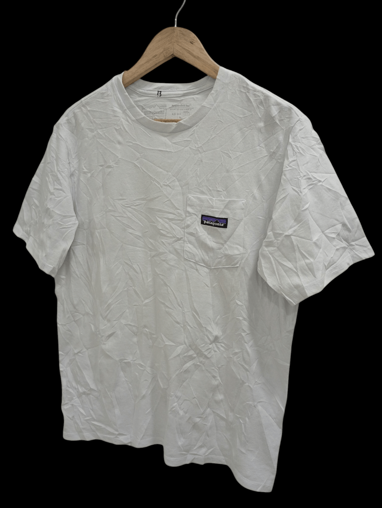 Patagonia 🔥🔥Patagonia Spellout Logo Pocket T-Shirt Size US M / EU 48-50 / 2 - 3 Thumbnail