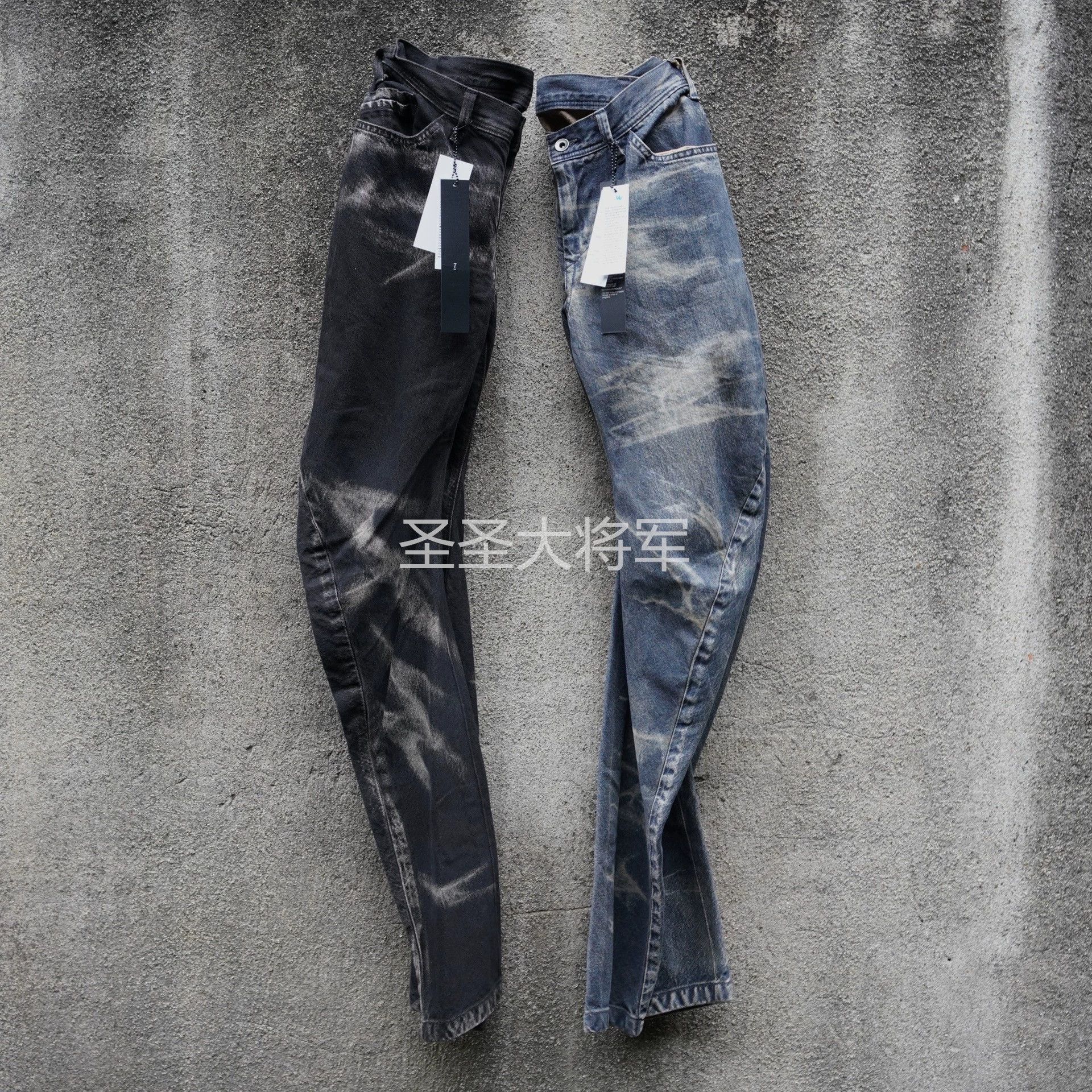 Julius Julius 7 Saber Spiral 10oz Dark Wash Jeans 1/2/3 Size US 30 / EU 46 - 2 Thumbnail