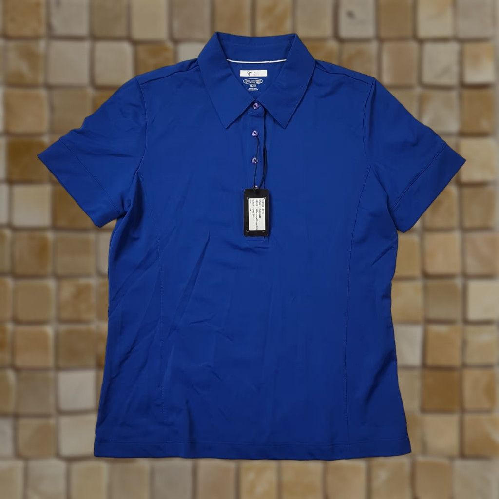Vintage VINTAGE Greg Norman Golf Womens Polo Shirt - Blue Short Sleeve Collared Tennis Sports 90s Preppy Size M / US 6-8 / IT 42-44 - 1 Thumbnail