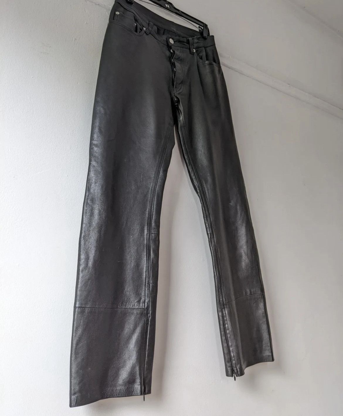 Helmut Lang 1999 Leather Trousers Size US 31 - 2 Thumbnail