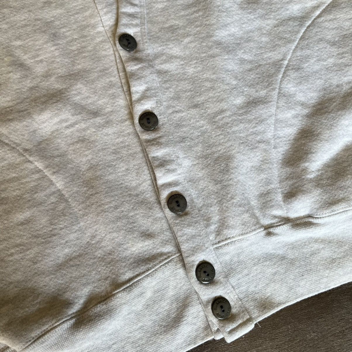 Russell Athletic Vintage 90s Russell Athletic Grey Button Cardigan Sweatshirt Size US XL / EU 56 / 4 - 5 Thumbnail