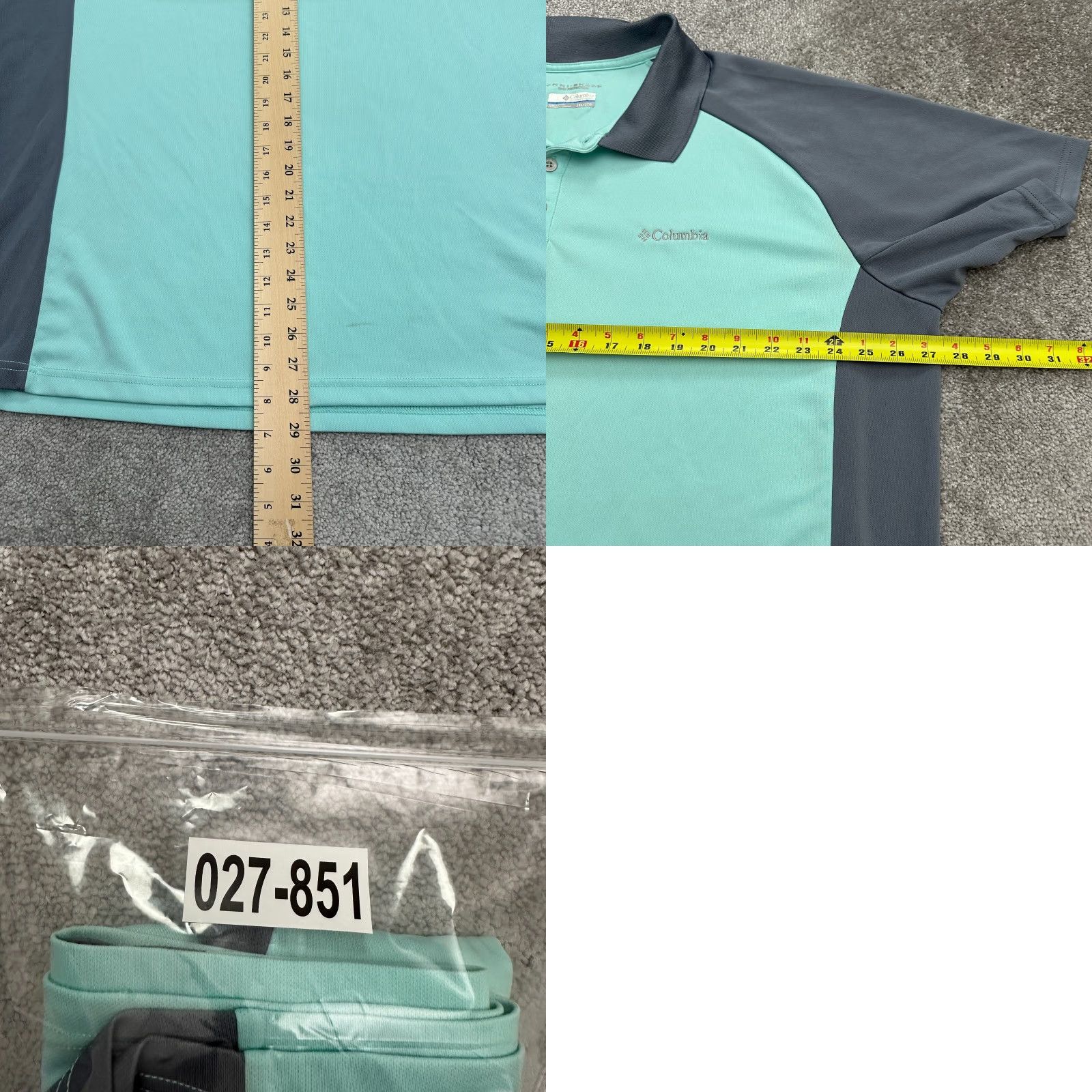 Vintage Columbia PFG Omni-Shade Blasting Cool II Polo Shirt Mens XXL Green Short Sleeve Size US XXL / EU 58 / 5 - 9 Thumbnail