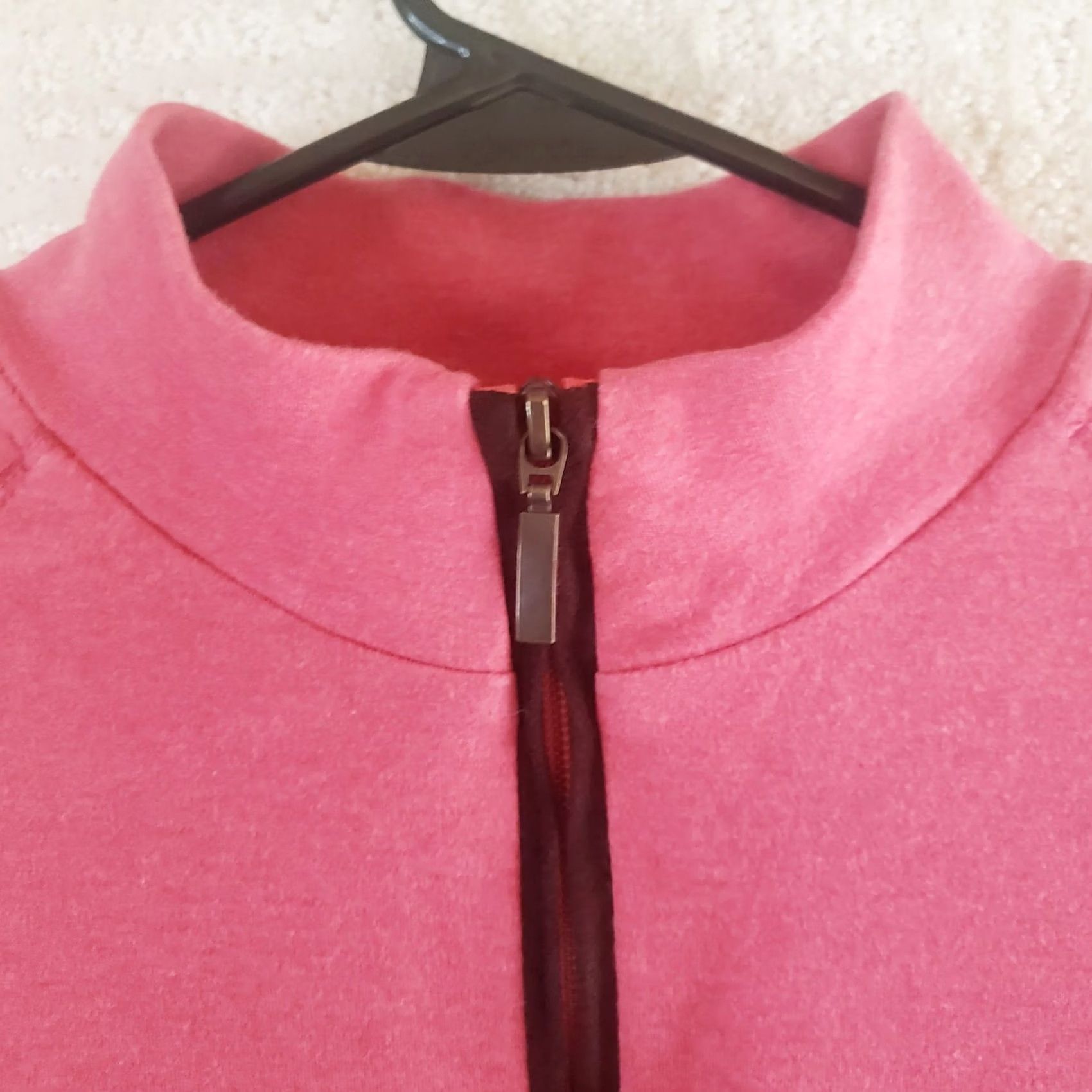 Pinko Southern Marsh Sweater Mens L Dark Pink 1/4 Zip Pullover Outdoor Golf Shirt Size US L / EU 52-54 / 3 - 6 Thumbnail
