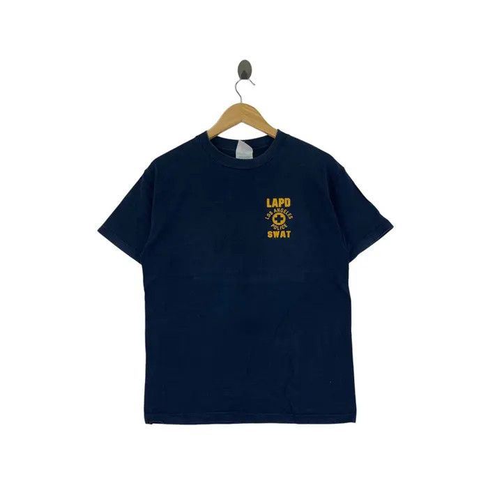 Vintage Vintage LAPD LOS ANGELES SWAT Police Detective Tee Shirt Size US M / EU 48-50 / 2 - 1 Thumbnail