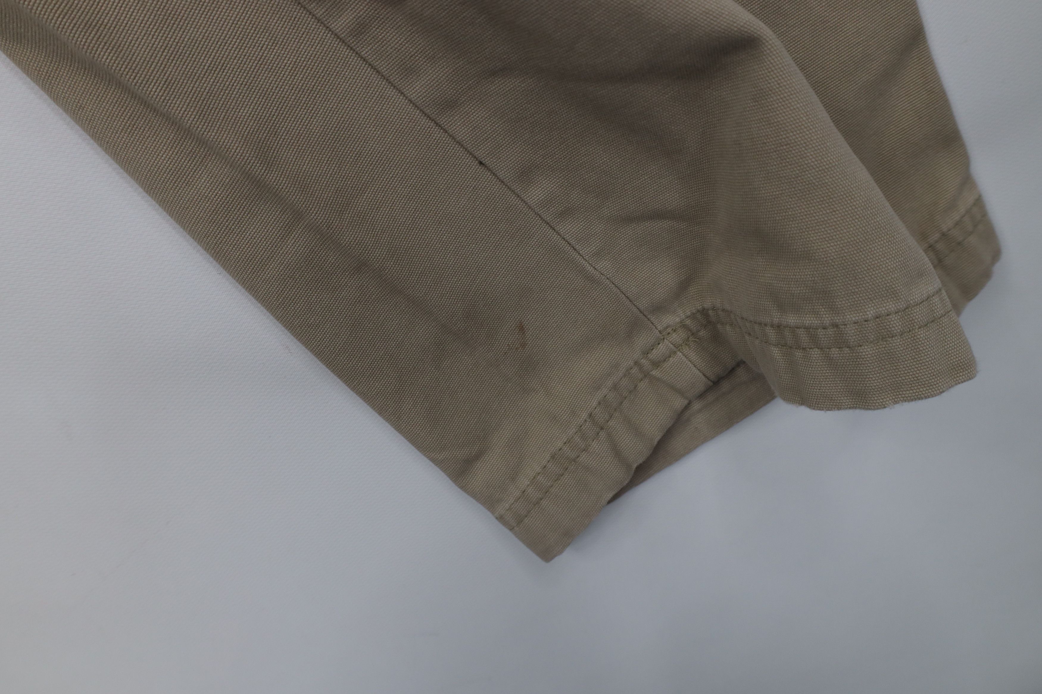 Woolrich Woolen Mills Vintage 90s Woolrich Baggy Wide Leg Cargo Pants Beige Size US 40 / EU 56 - 6 Thumbnail