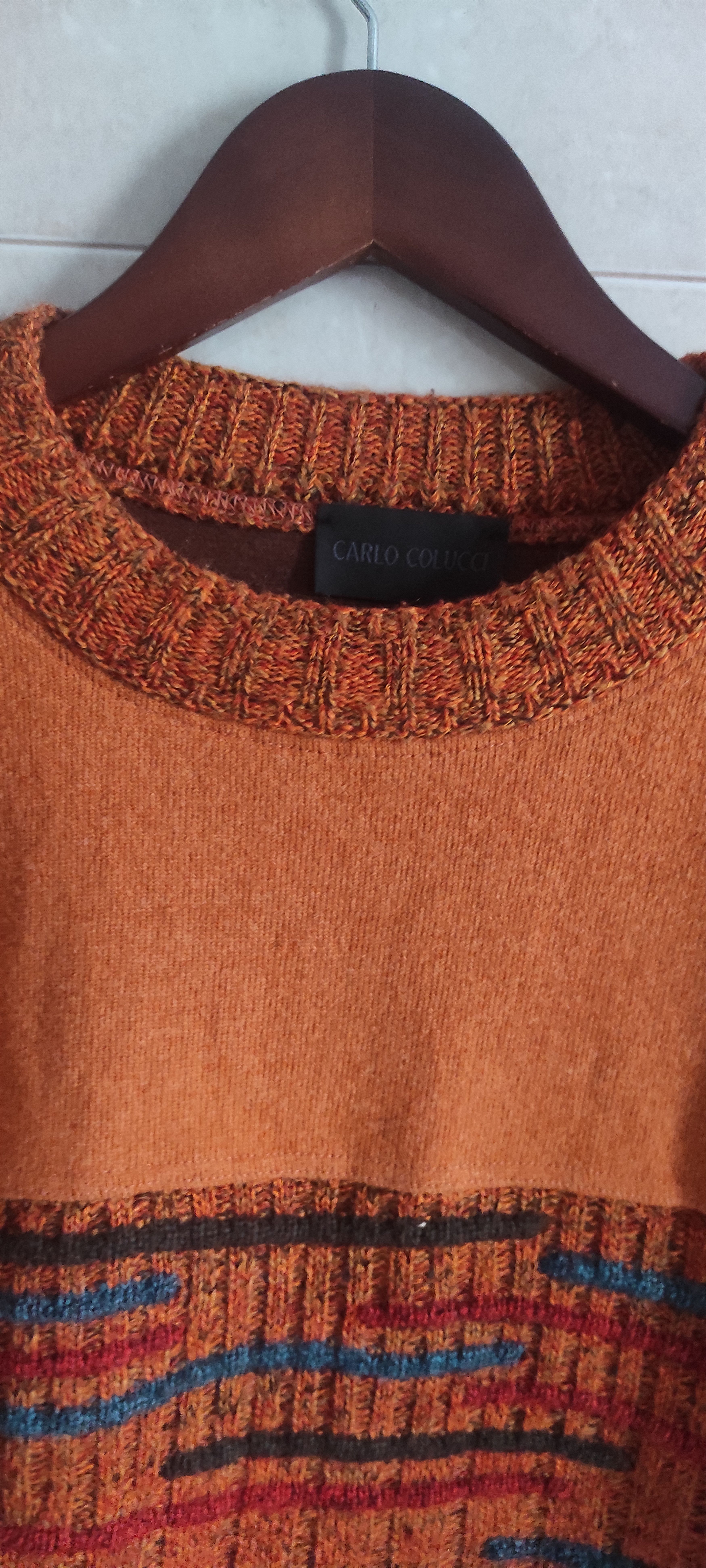 Carlo Colucci Carlo Colucci Sweater Multicolor Striped Knit Pullover 90s Size US XL / EU 56 / 4 - 18 Thumbnail