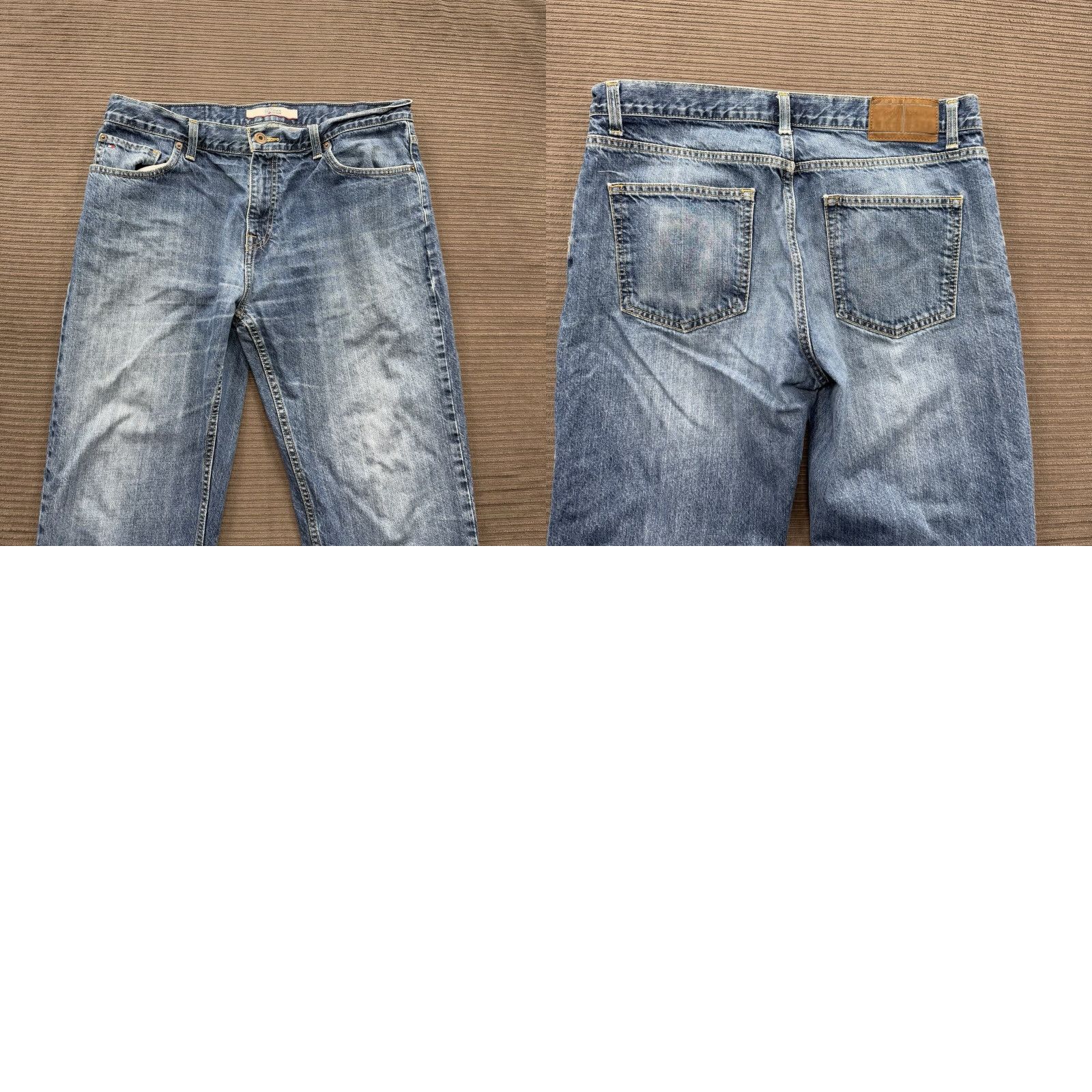 Tommy Hilfiger Tommy Hilfiger Denim Jeans Men 34 Regular Blue Straight Hipster 90s Hip Hop Pattern Solid Size US 34 / EU 50 - 8 Thumbnail