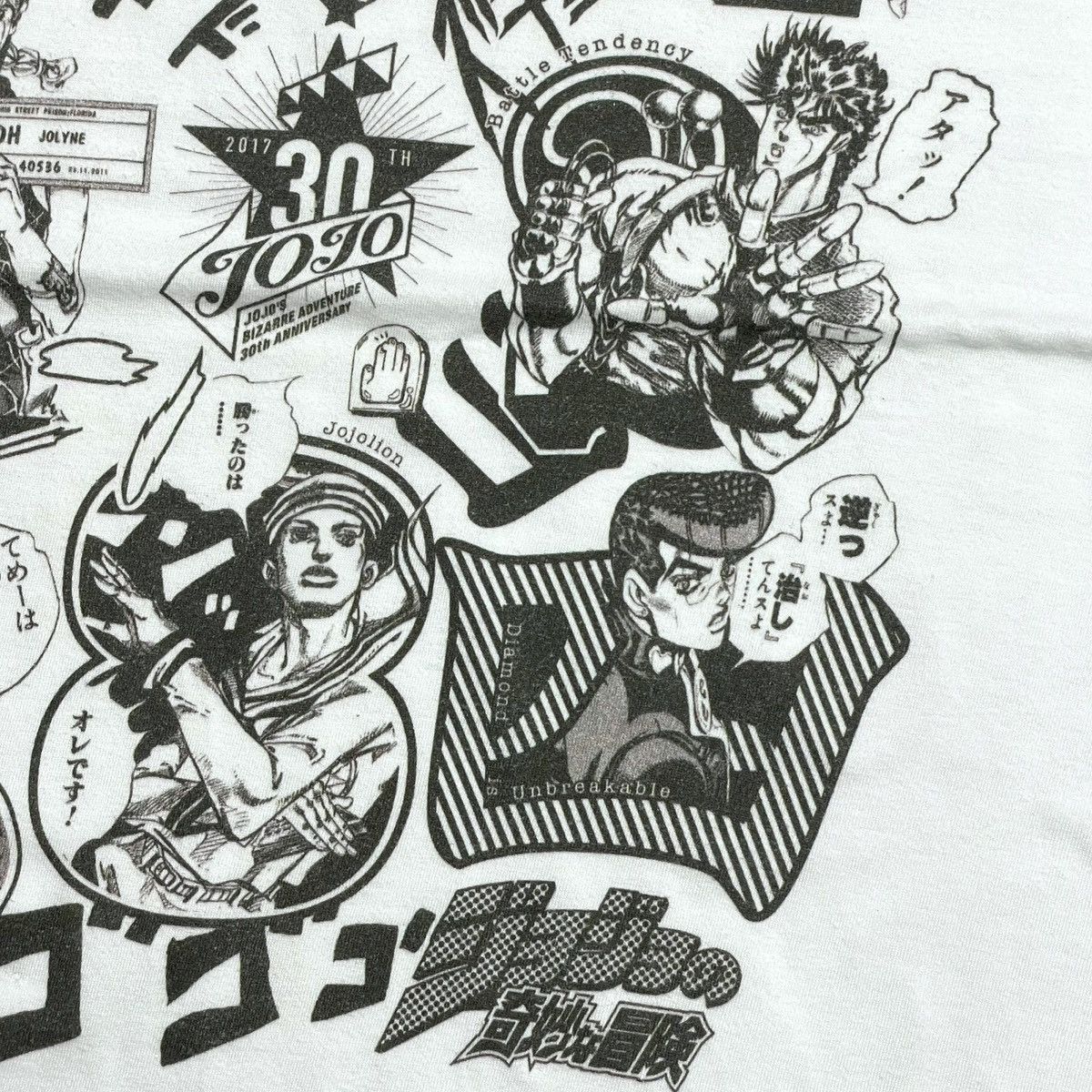 Anime JoJo's Bizarre Adventure 30th Anniversary Tee Size US S / EU 44-46 / 1 - 6 Thumbnail