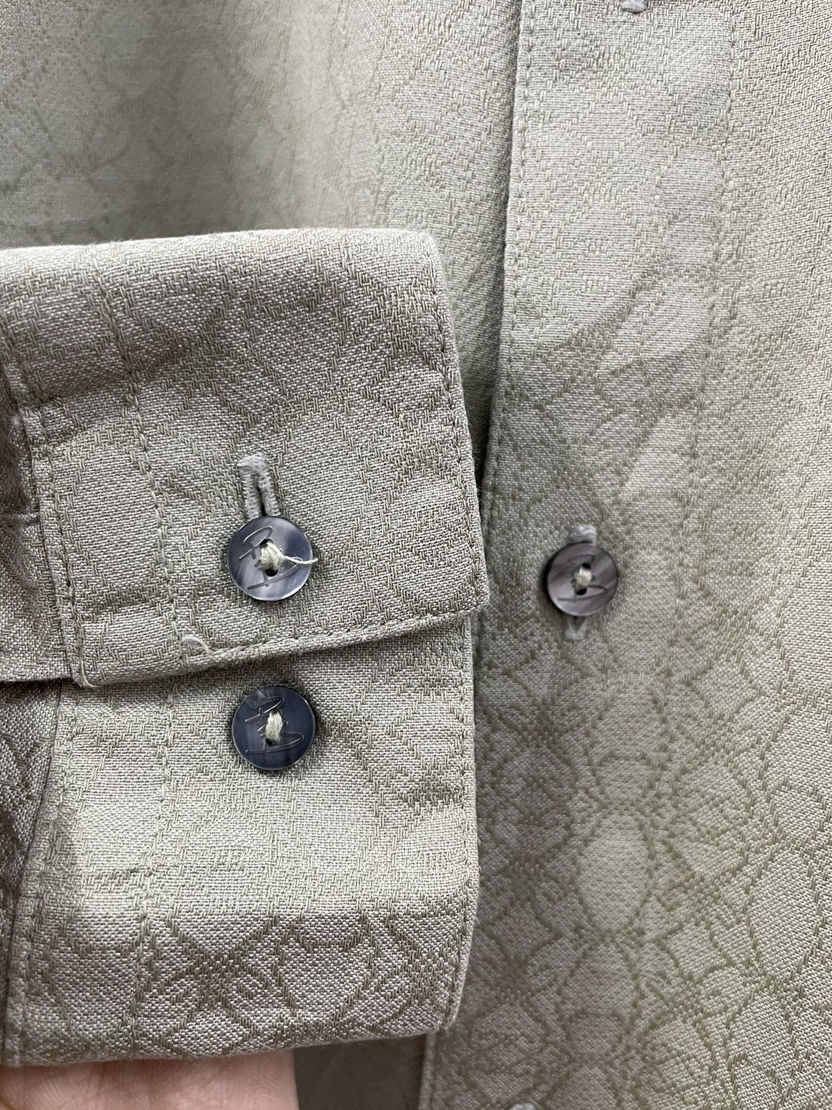Pierre Balmain Vintage Pierre Balmain Shirts Sage Size US S / EU 44-46 / 1 - 6 Thumbnail