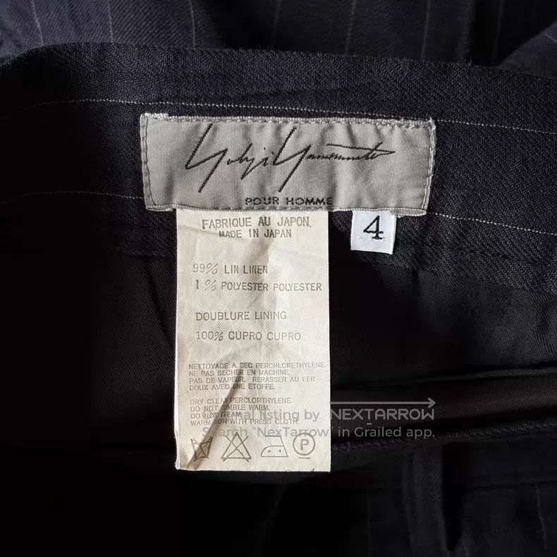 Yohji Yamamoto Yohji Yamamoto size 4 05ss tortoiseshell button blue stripe Size US 30 / EU 46 - 5 Thumbnail