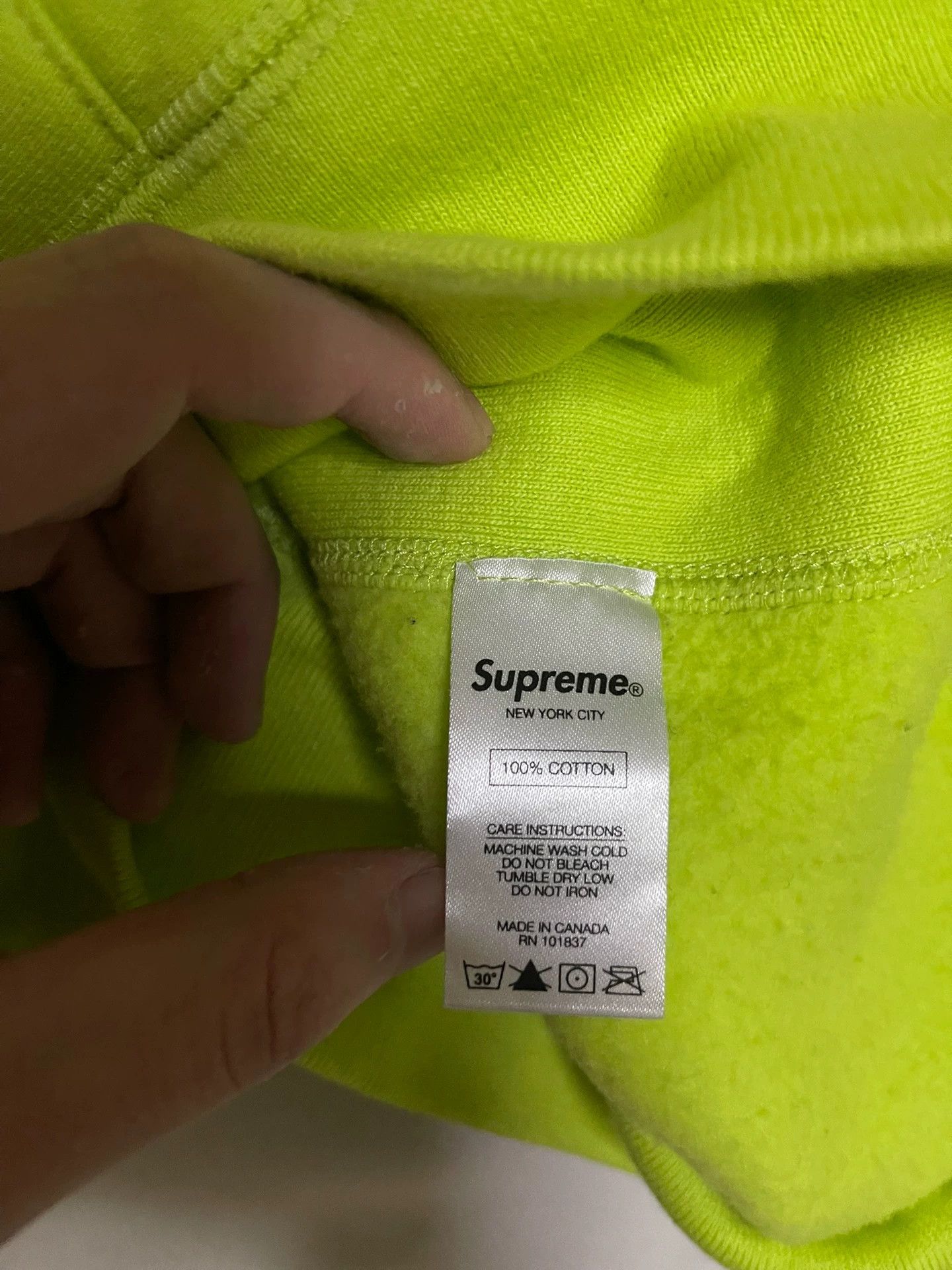Supreme Supreme 2010 Phantom Motion Logo Lime Green Sweatshirt L Size US L / EU 52-54 / 3 - 6 Thumbnail