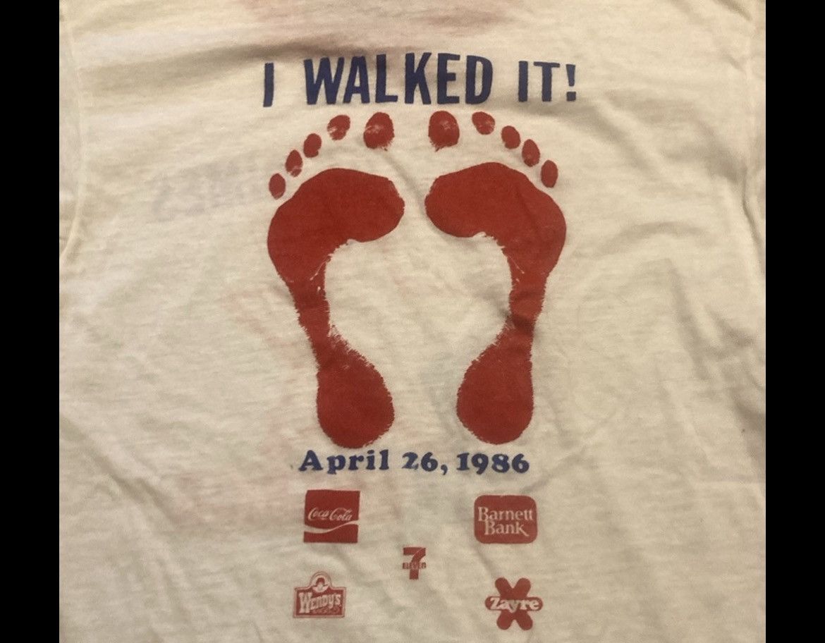 Other True Vintage March of Dimes Walk America Charity Ringer Tee Size US L / EU 52-54 / 3 - 5 Thumbnail