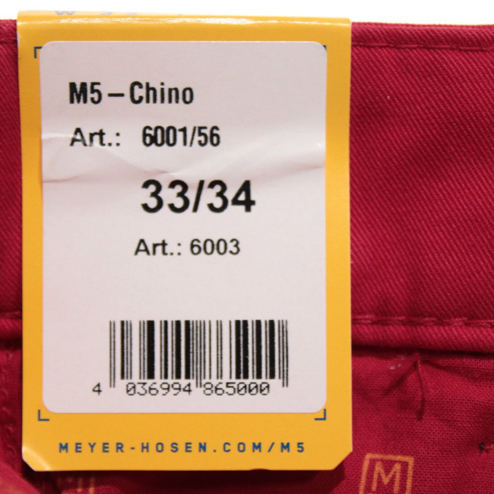 Other Meyer New with tags Chino Size 33 US In Red Size US 33 - 4 Thumbnail