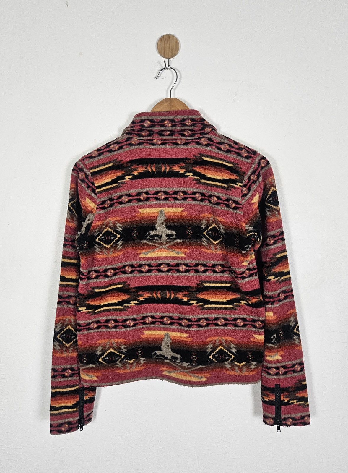 Hysteric Glamour Hysteric Glamour Navajo Aztec Psychedelic Fleece Jacket Size S / US 4 / IT 40 - 2 Thumbnail