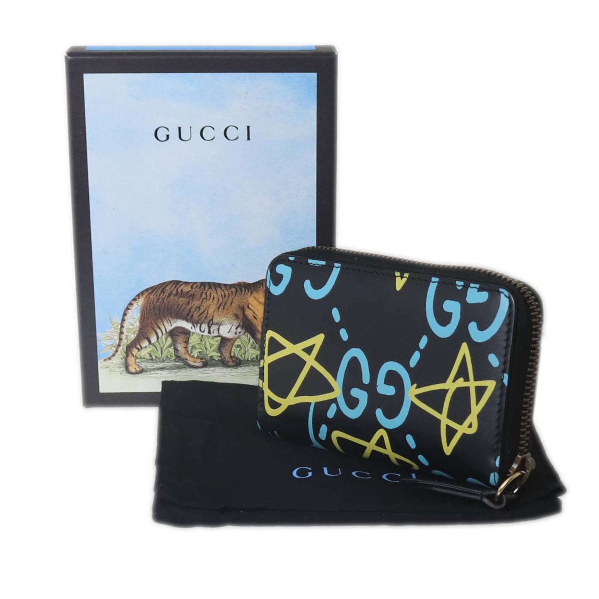 Gucci Gucci Coin Case Ghost Multicolor 448465 Size ONE SIZE - 1 Thumbnail