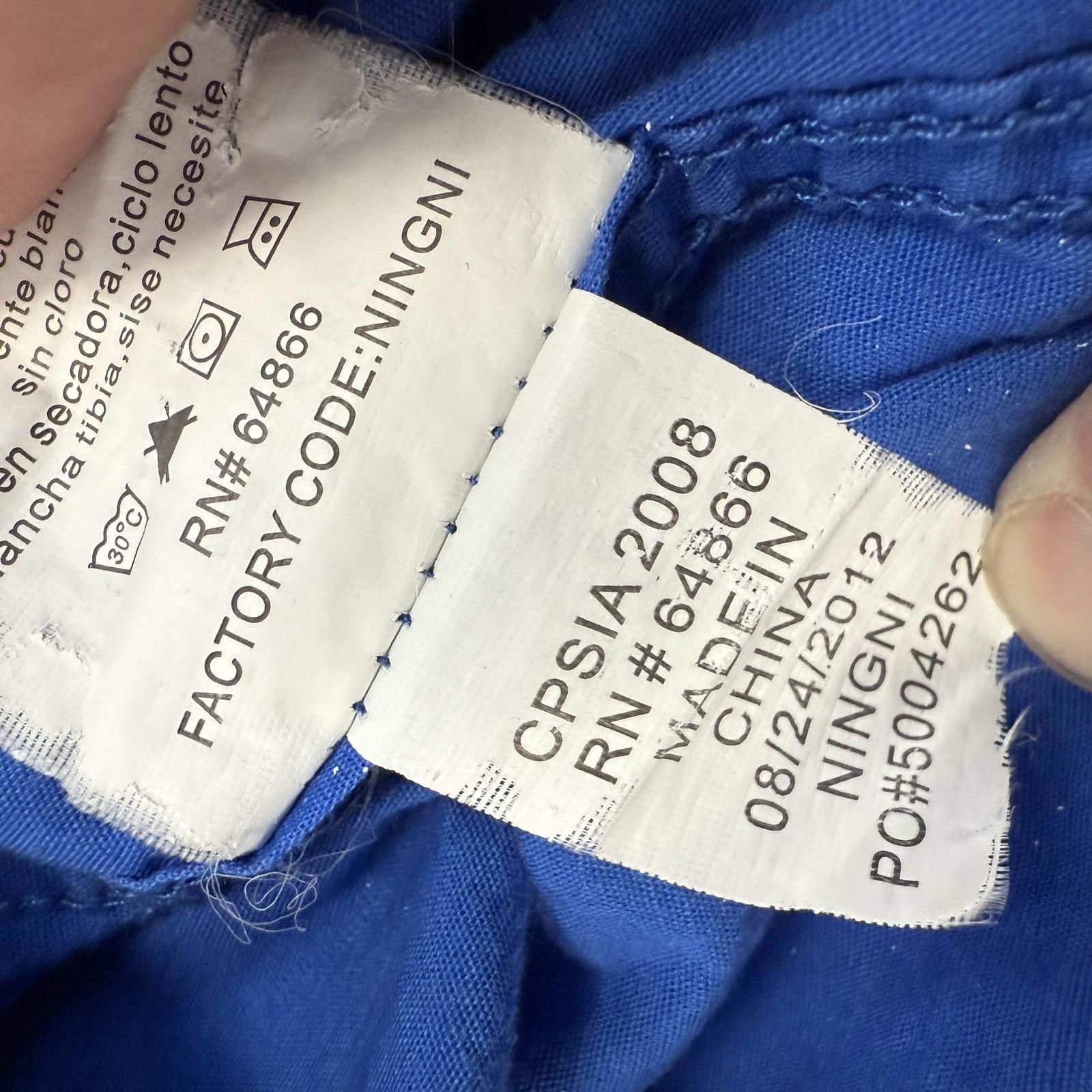 Company 81 Company 81 Shirt Mens M Blue Short Sleeve Button Up Pockets Size US M / EU 48-50 / 2 - 9 Thumbnail