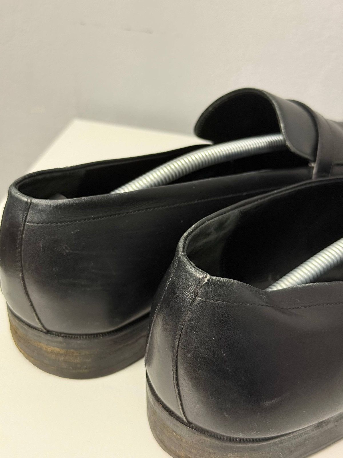 Salvatore Ferragamo Salvatore Ferragamo Gancini Leather Loafers Black US 12 Size US 12 / EU 45 - 6 Thumbnail