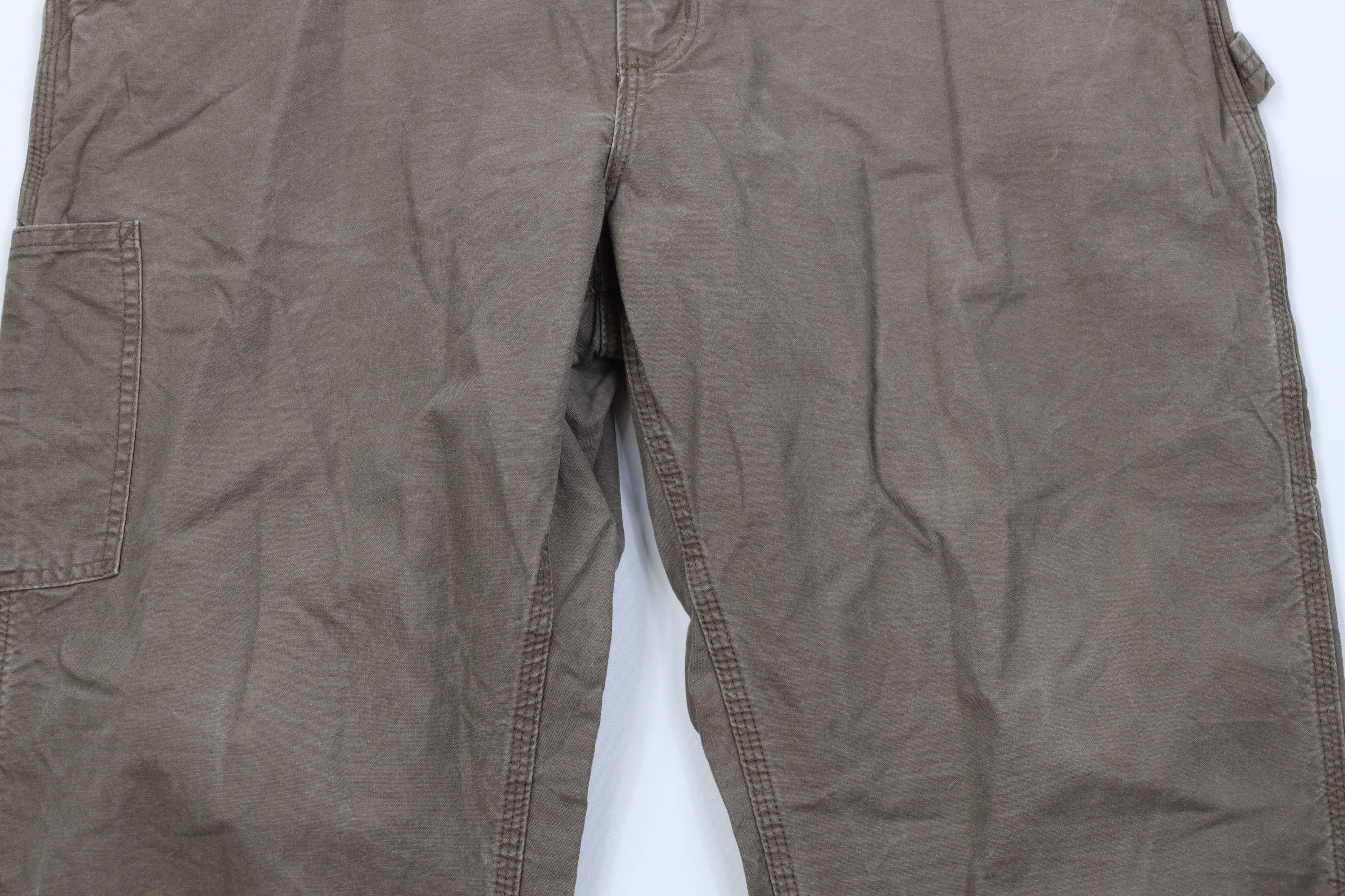 Carhartt Vintage Y2K Carhartt Wide Leg Dungaree Pants Light Brown Size US 36 / EU 52 - 3 Thumbnail