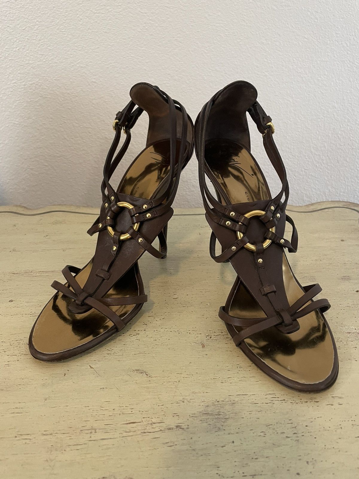 Giuseppe Zanotti Gladiator Heels Size US 9 / IT 39 - 1 Thumbnail