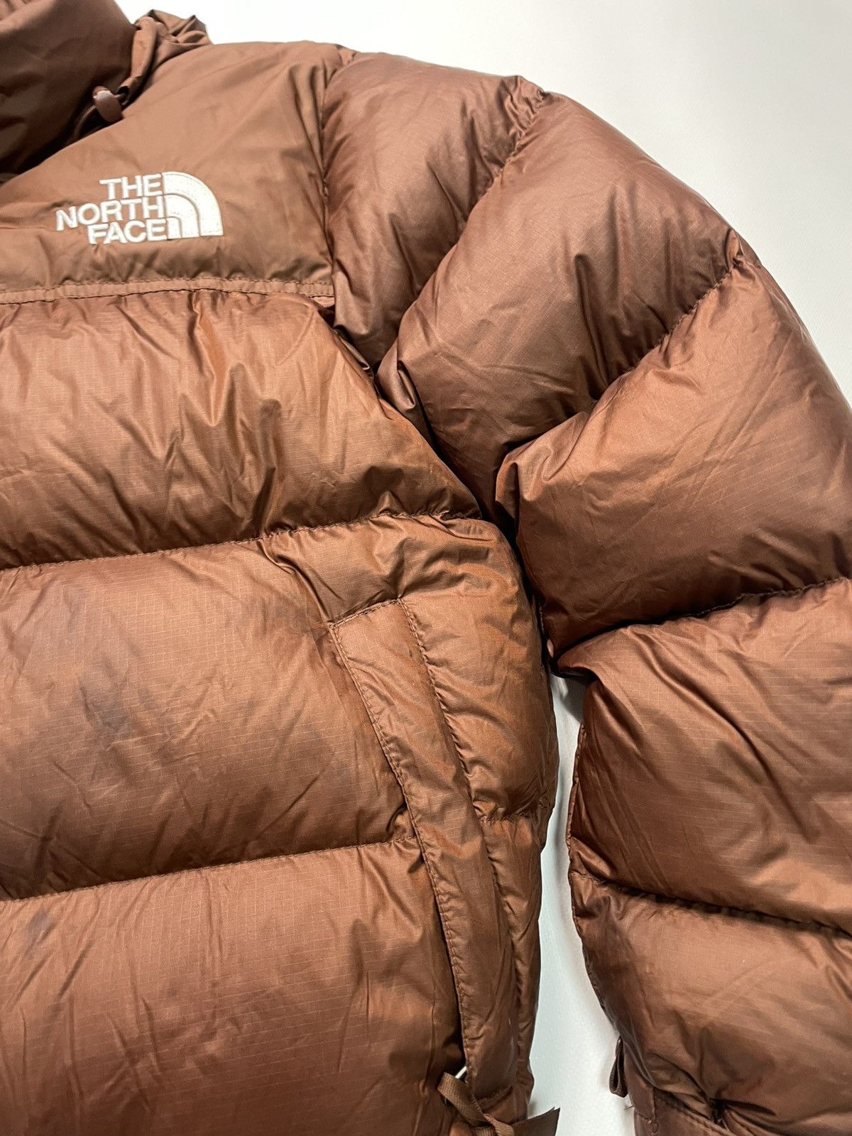 The North Face TNF 700 Nuptse Puffer Jkt Brown Kendall Jenner Retro Sz M Size M / US 6-8 / IT 42-44 - 4 Thumbnail