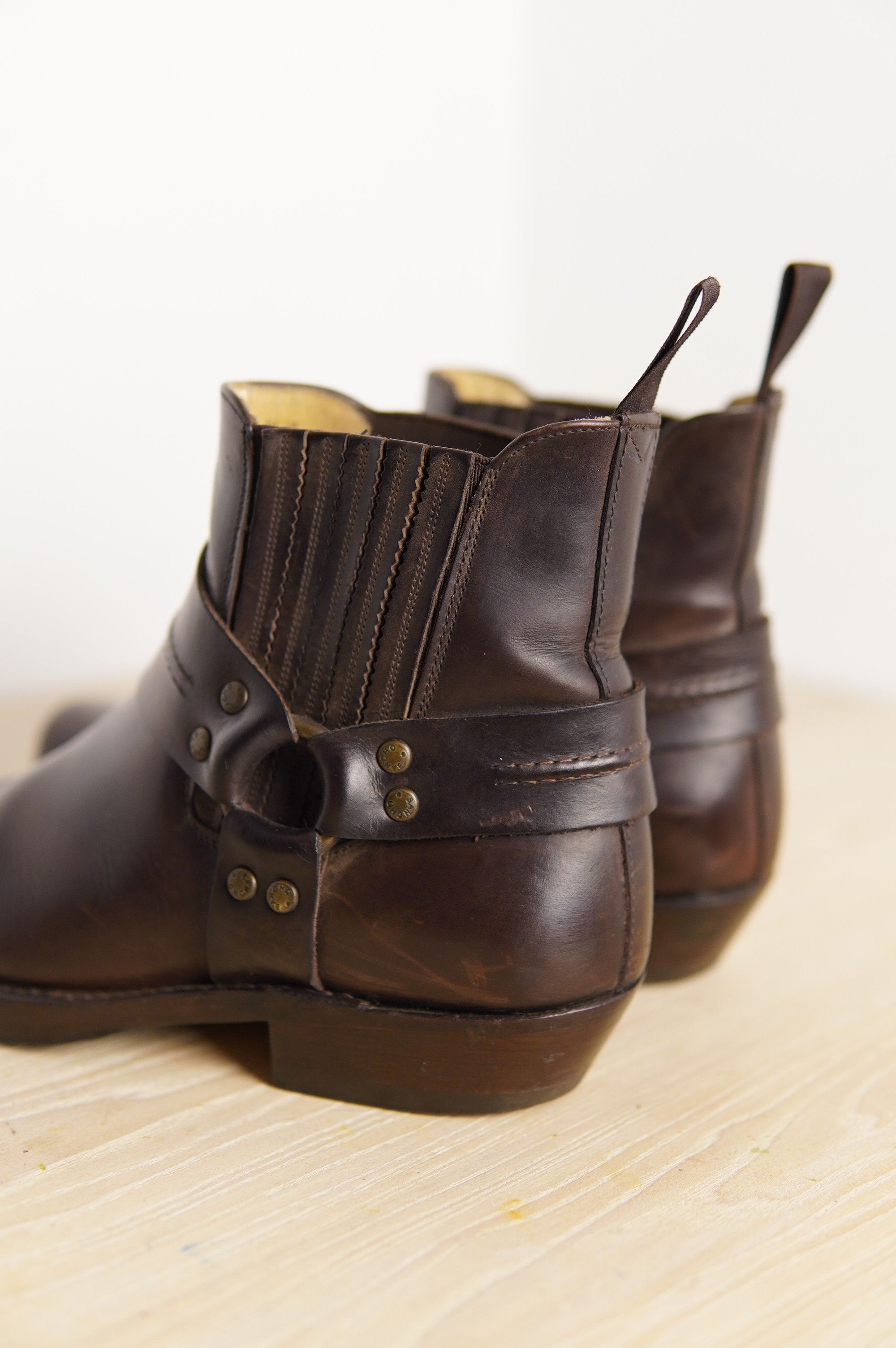 Sancho Boots Sancho Abarca 5049 Shorty Style Brown Cowboy Boots 38EU Size US 7 / IT 37 - 5 Thumbnail