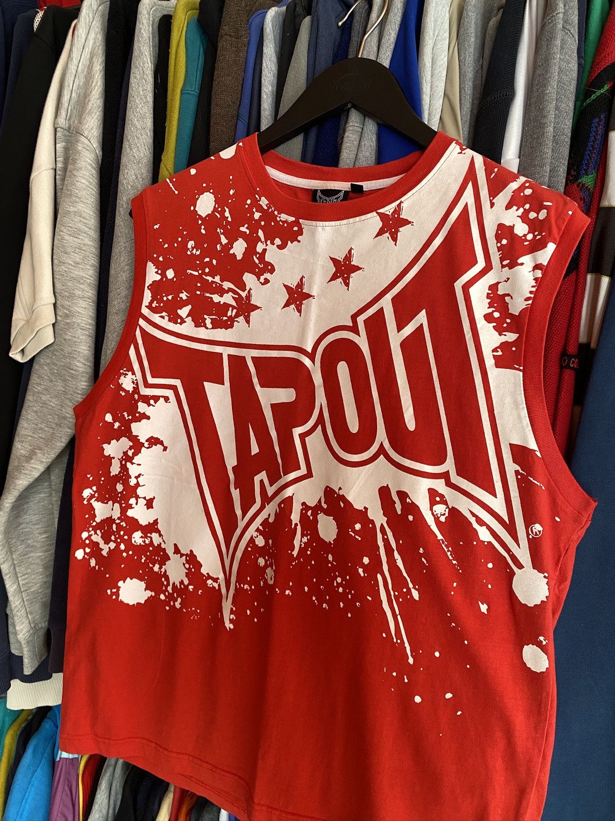Tapout VINTAGE TAPOUT AVANT GARDE TANK TOP Y2k Size US XL / EU 56 / 4 - 2 Thumbnail