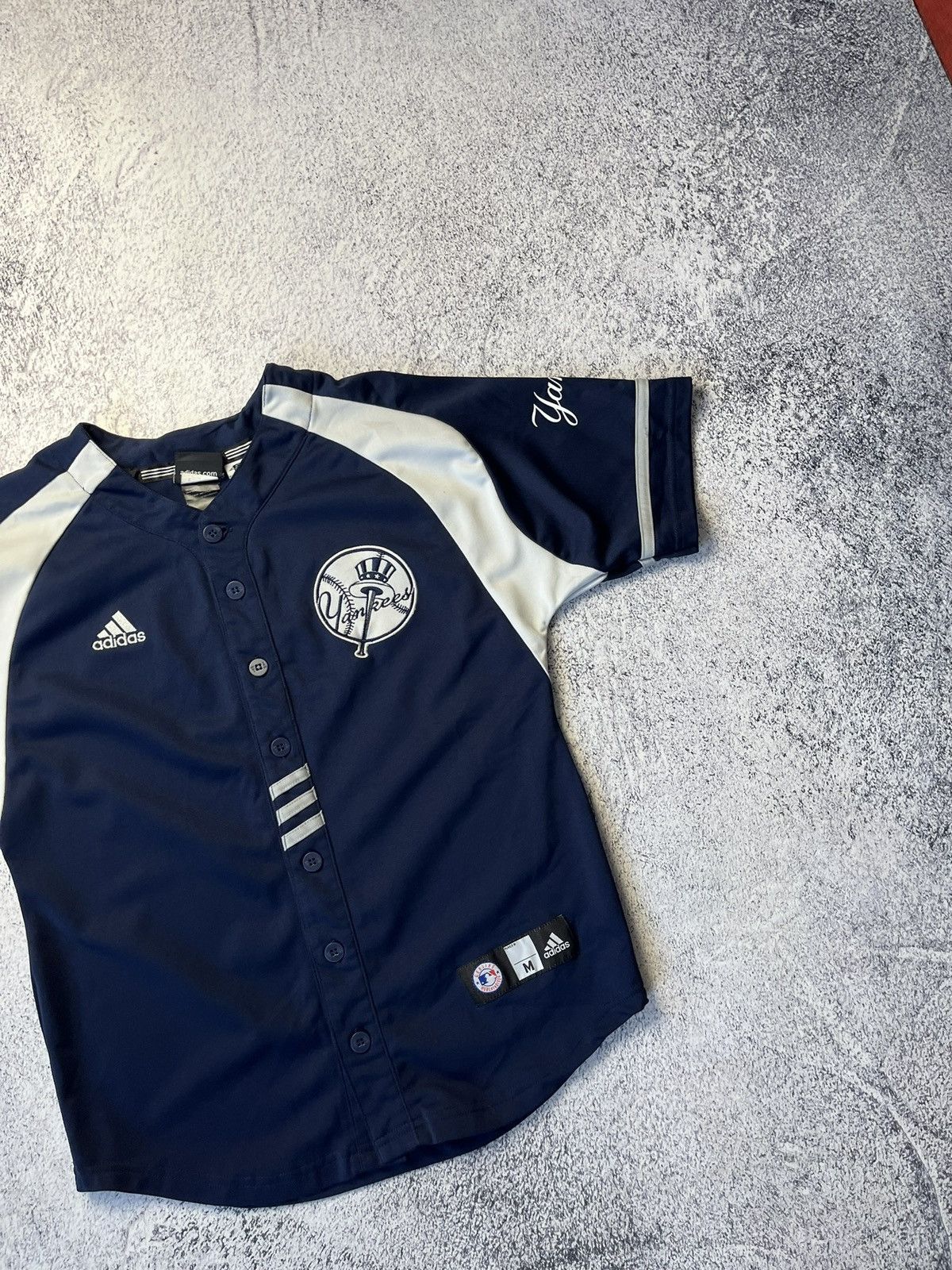 New York Yankees Vintage Adidas New York Yankees Junior Jersey #2 Jeter Size US XS / EU 42 / 0 - 4 Thumbnail